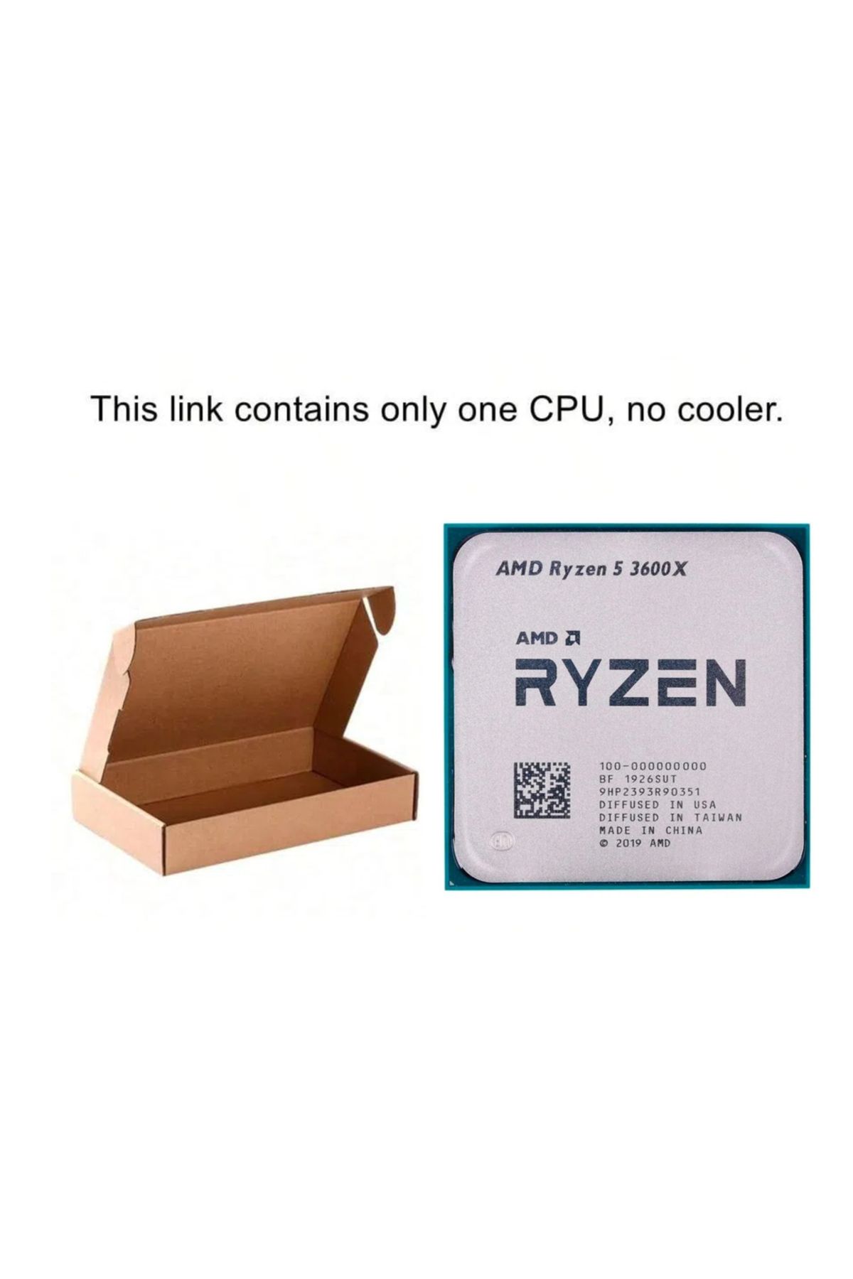 Choice-Amd Ryzen 5 R5 3600x 3.8ghz 6-core 12-thread Cpu Processor 95w Lga Am4 5