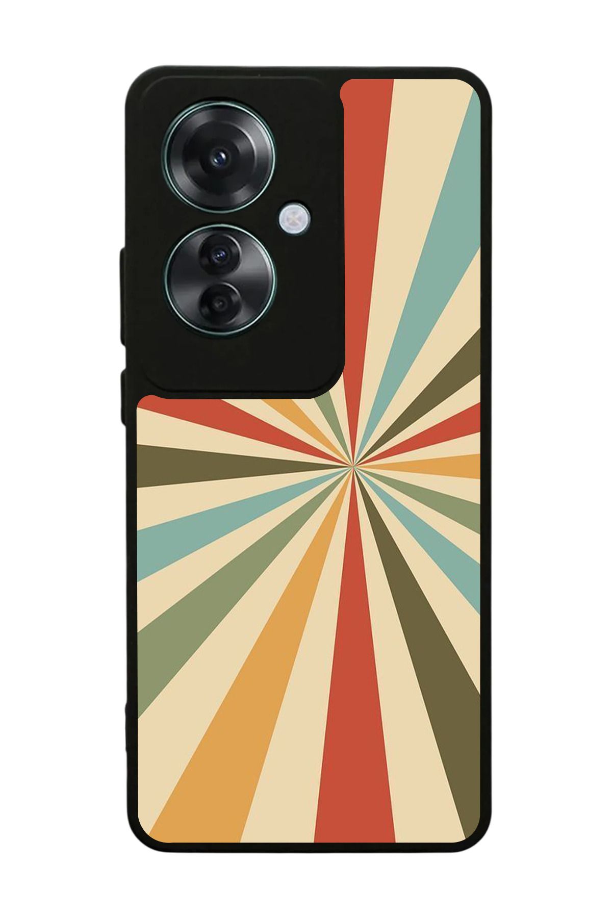 OPPO Reno 11F Uyumlu Mat Siyah Kılıf – Yumuşak Silikon, Koruyucu, Şok Emici Kapak