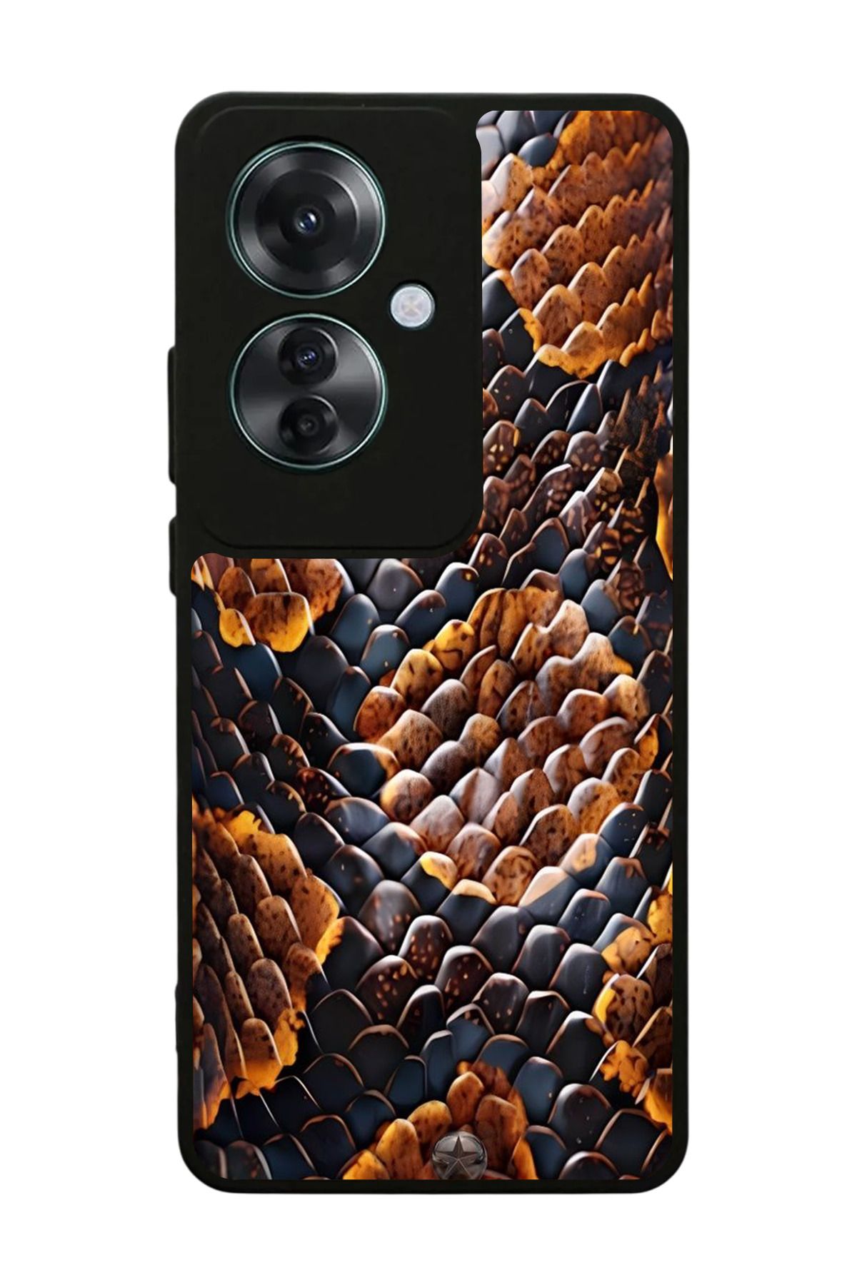 OPPO Reno 11F Uyumlu Mat Siyah Kılıf – Yumuşak Silikon, Koruyucu, Şok Emici Kapak