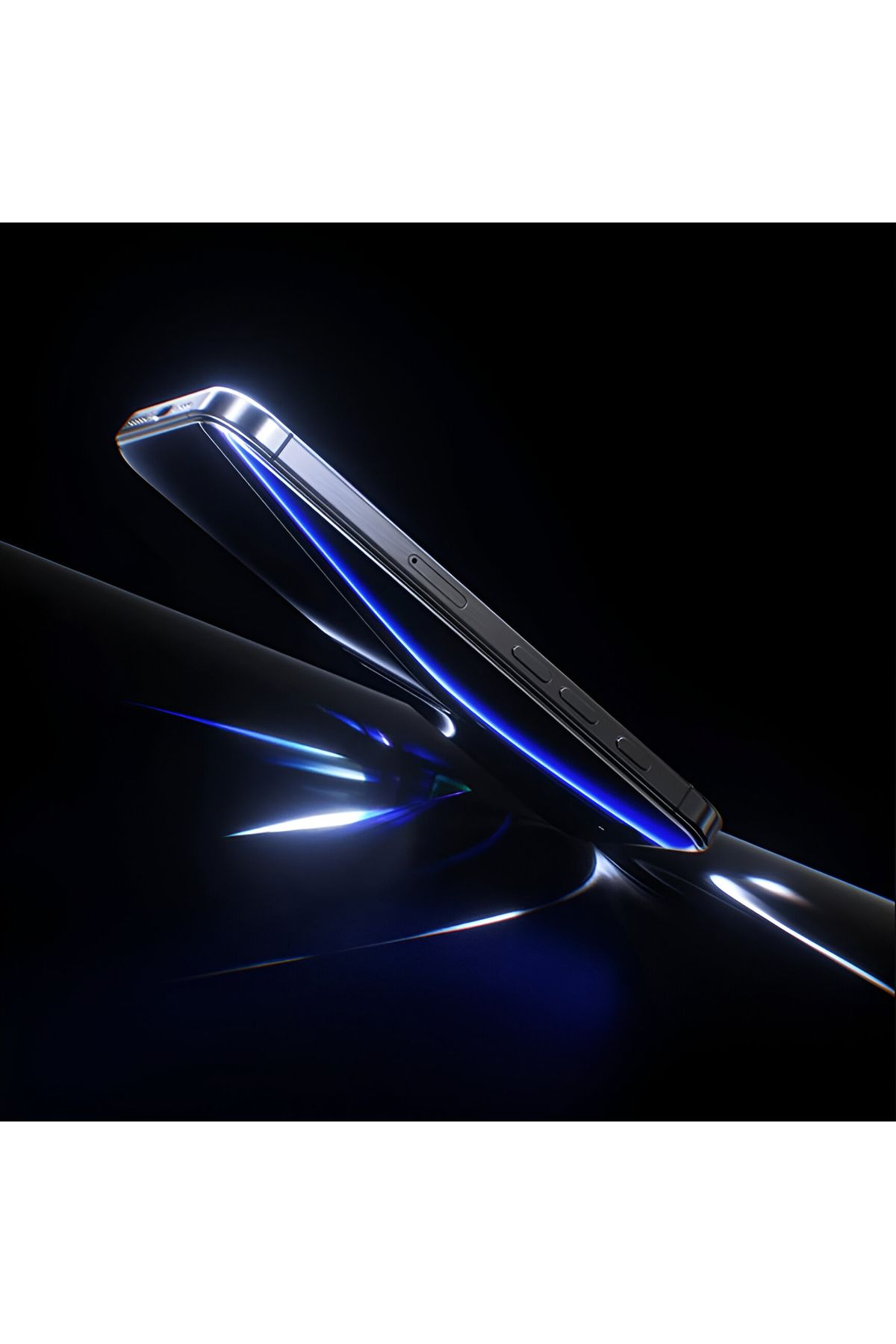 mataks Apple İphone 16 Pro Uyumlu Hayalet Ekran Koruyucu Tam Kapatan Gizli Tamperli Cam