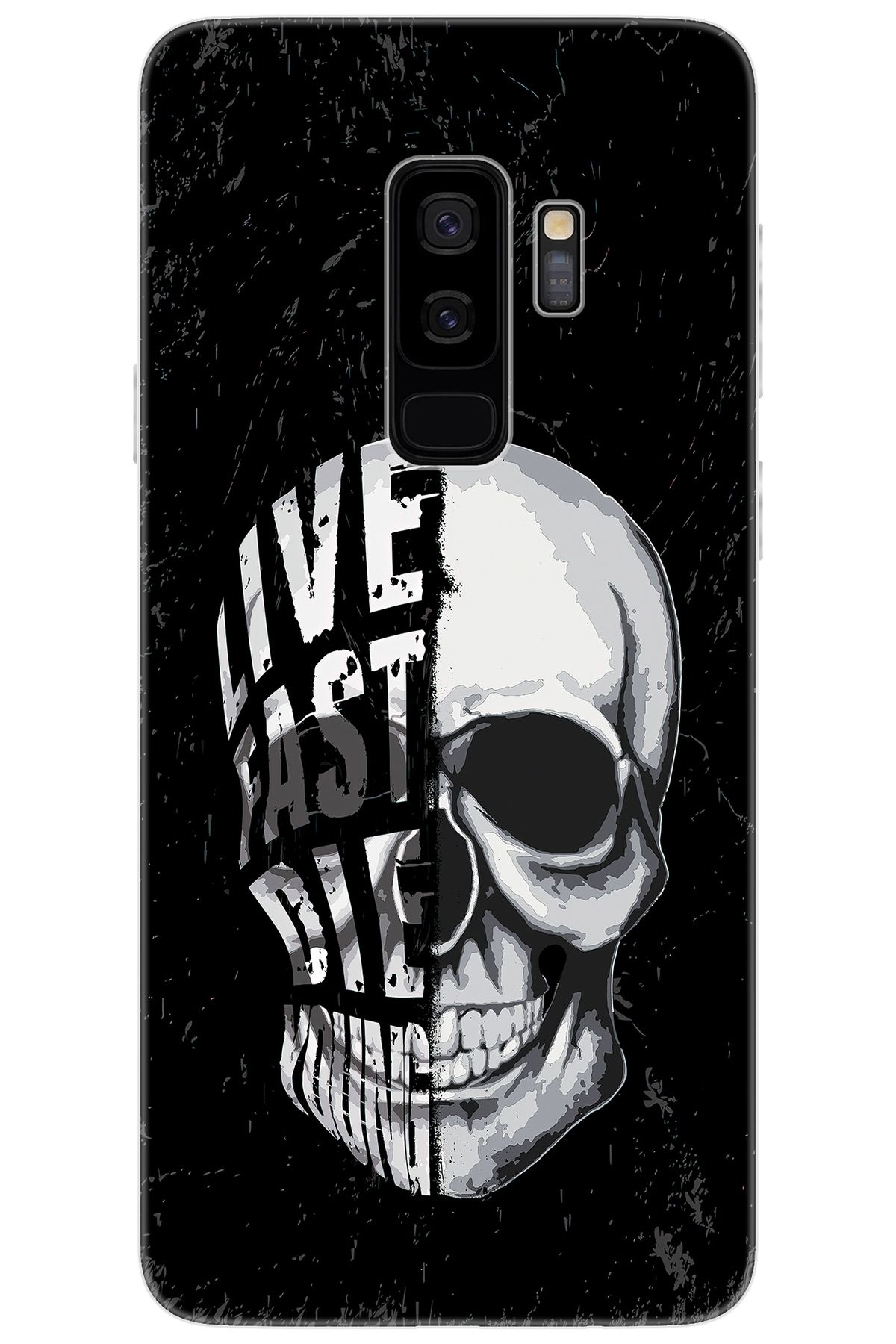 Ceppare Samsung Galaxy S9 PLUS (SM-G965F) Uyumlu Kılıf Desen Baskılı Silikon Kuru Kafa STK:585 CP-gigviuc
