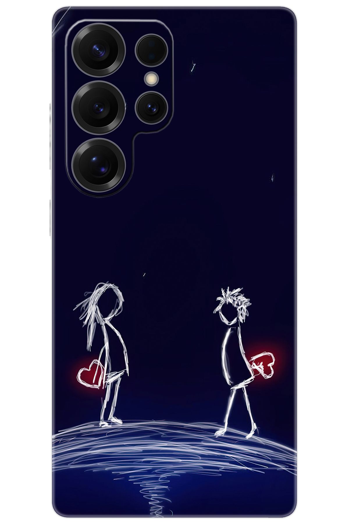 Ceppare Samsung Galaxy S25 ULTRA (SM-S938B) Uyumlu Kılıf Desen Baskılı Silikon Aşk Tasarım STK306 CP-h9P3eVT