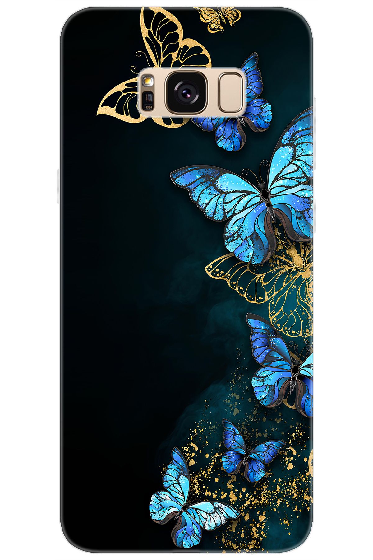 Ceppare Samsung Galaxy S8 PLUS (SM-G955F) Uyumlu Kılıf Desen Silikon Kelebekler STK:721 CP-98tuiKv