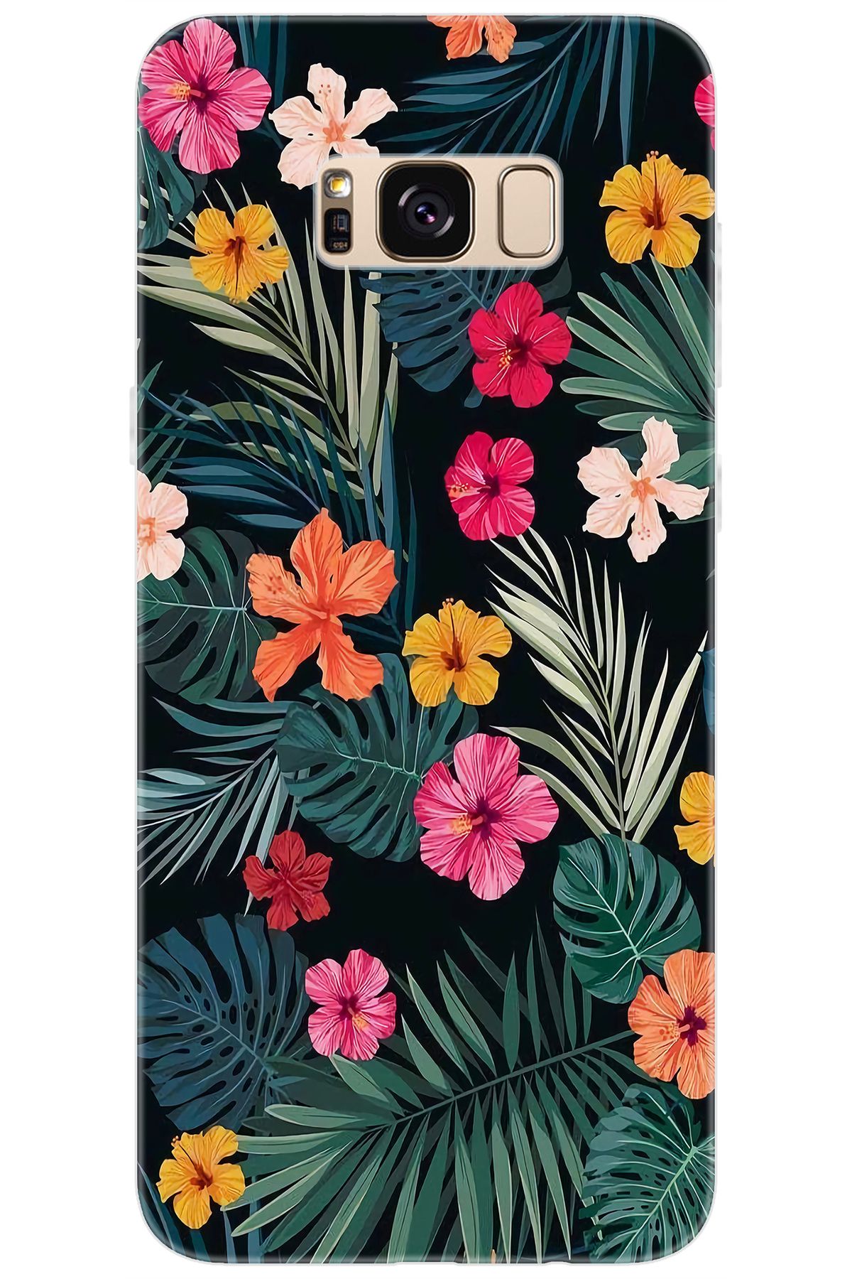 Ceppare Samsung Galaxy S8 PLUS (SM-G955F) Uyumlu Kılıf Desen Baskılı Silikon Çiçekler STK:632 CP-N1Y7oGj