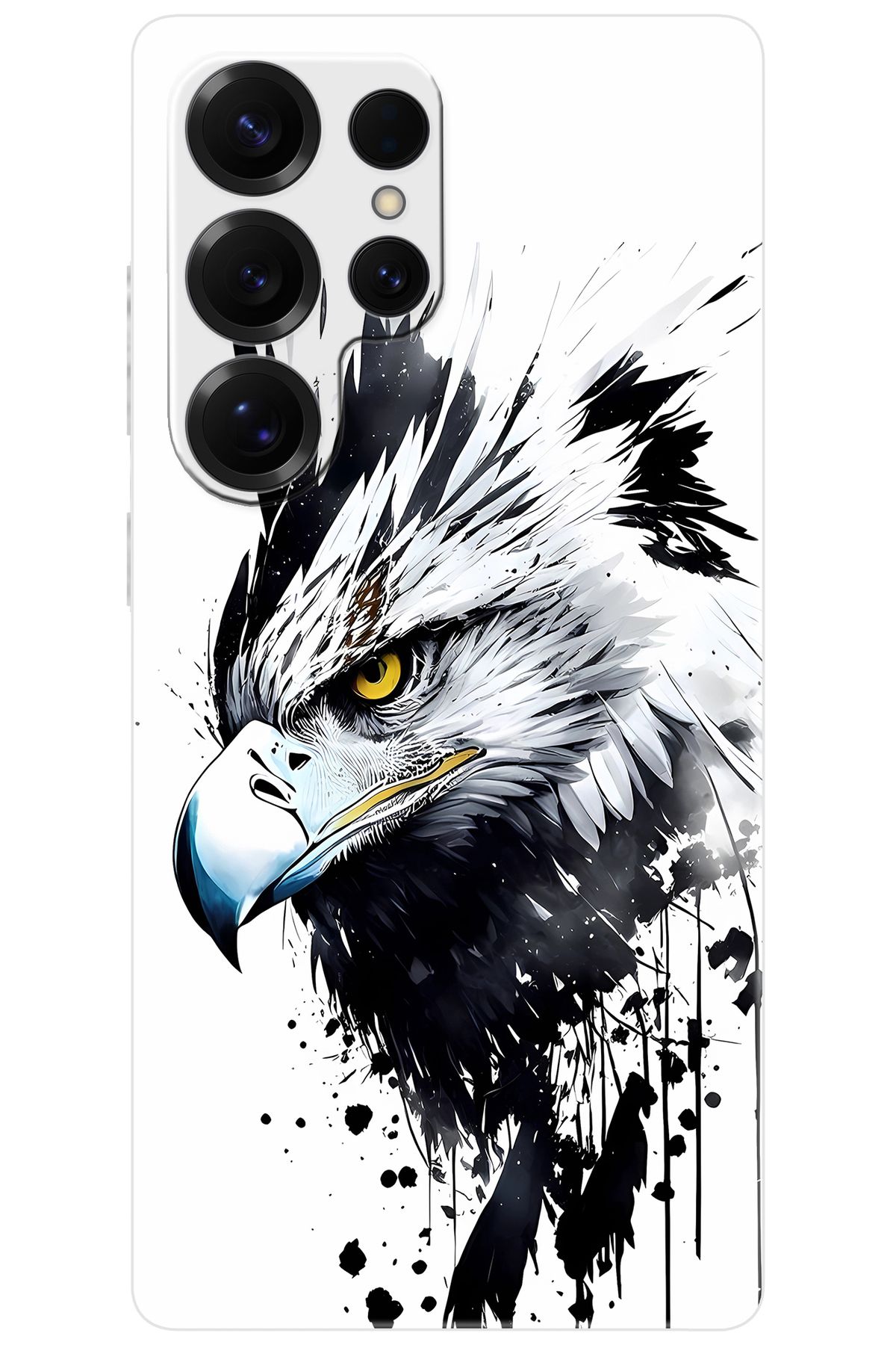 Ceppare Samsung Galaxy S25 ULTRA (SM-S938B) Uyumlu Kılıf Desenli Silikon Kartal Serisi STK:1008 CP-dgY0beo