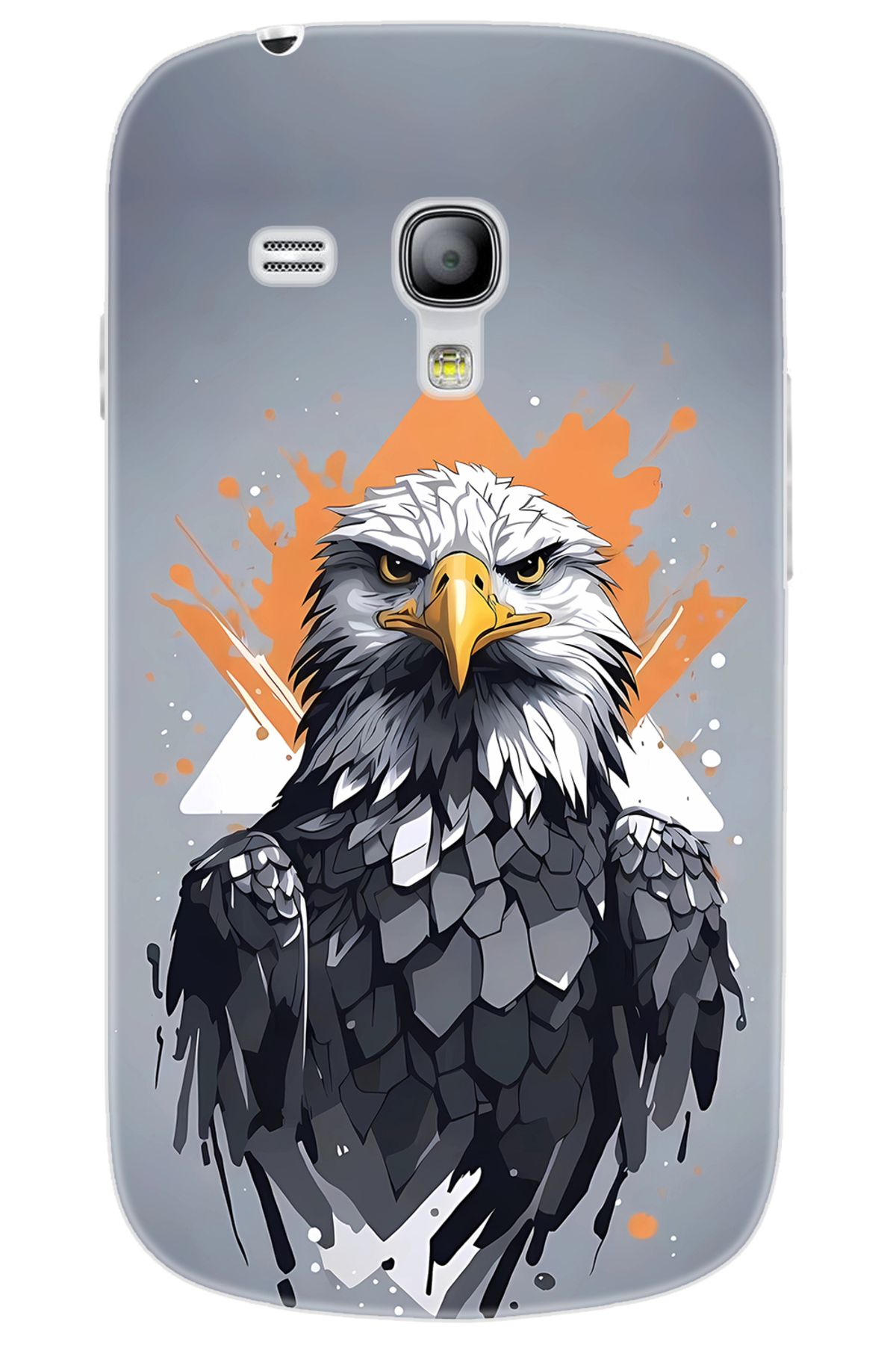 Ceppare Samsung Galaxy S3 Mini (GT-I8190) Uyumlu Kılıf Desen Baskılı Silikon Kartal STK:639 CP-YqAqicB