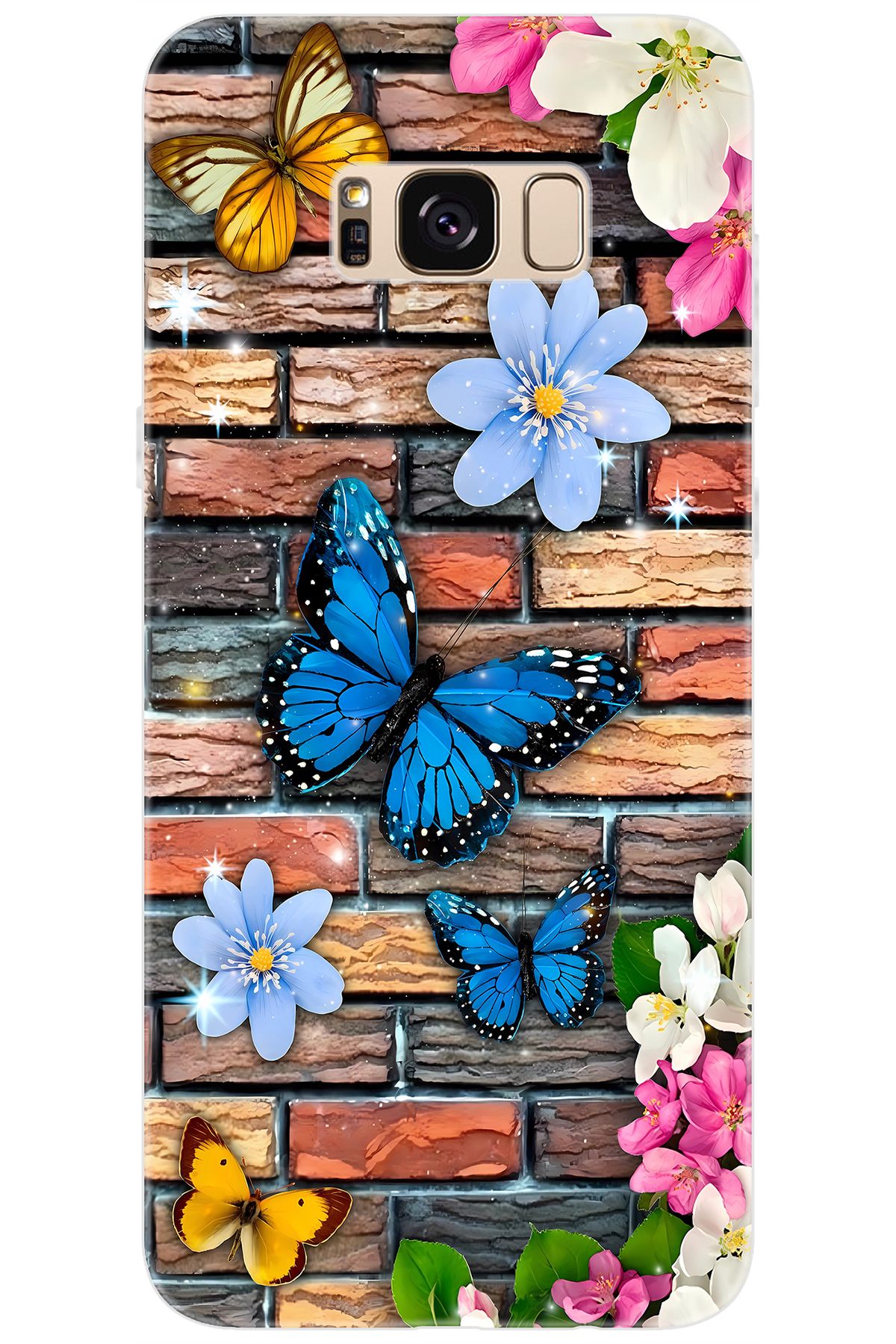 Ceppare Samsung Galaxy S8 PLUS (SM-G955F) Uyumlu Kılıf Desen Baskılı Silikon Kelebek STK:672 CP-9ItEeGg