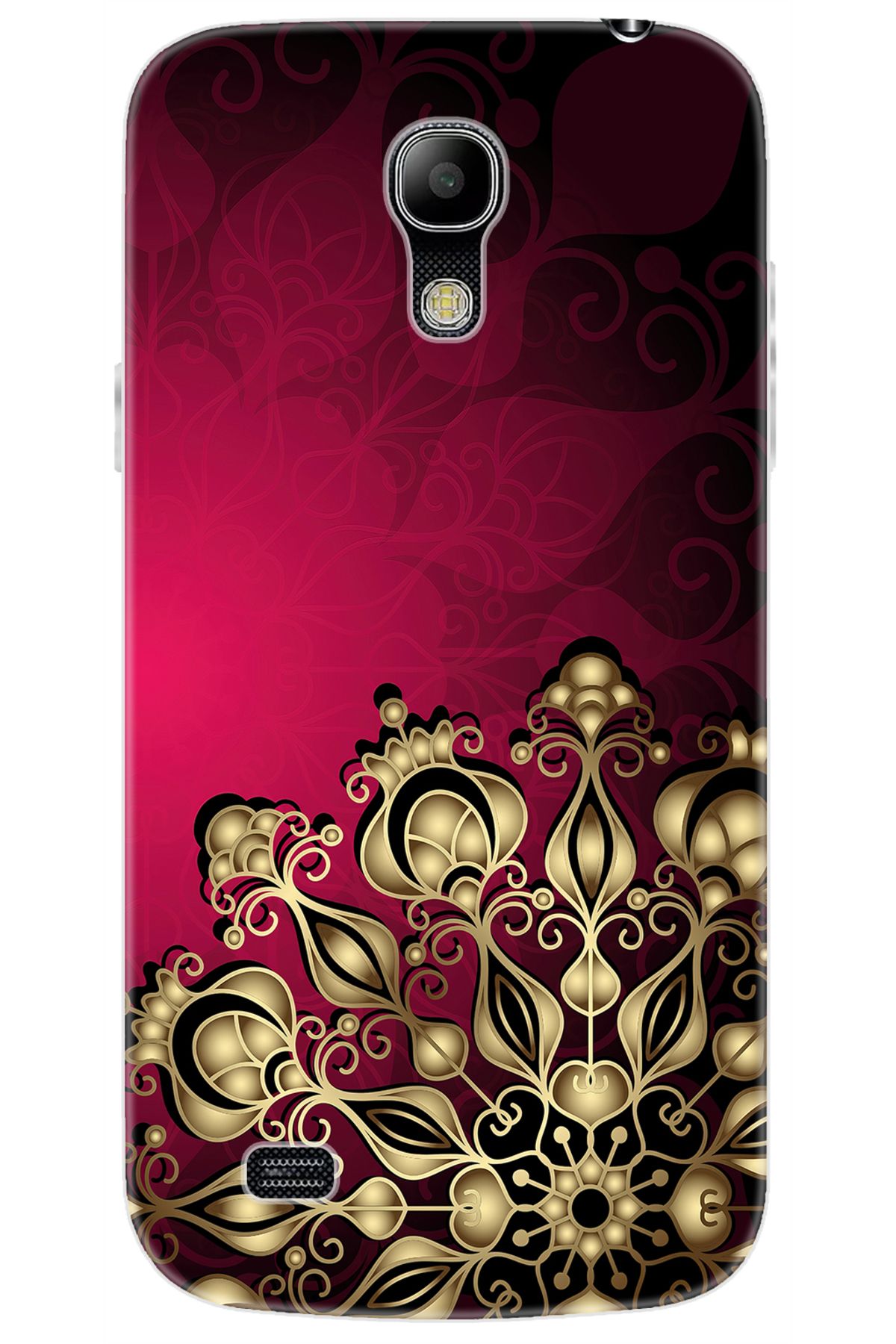 Ceppare Samsung Galaxy S4 Mini (GT-I9190) Uyumlu Kılıf Desen Baskı Silikon Desen Tasarım STK:273 CP-Mr4cYWc