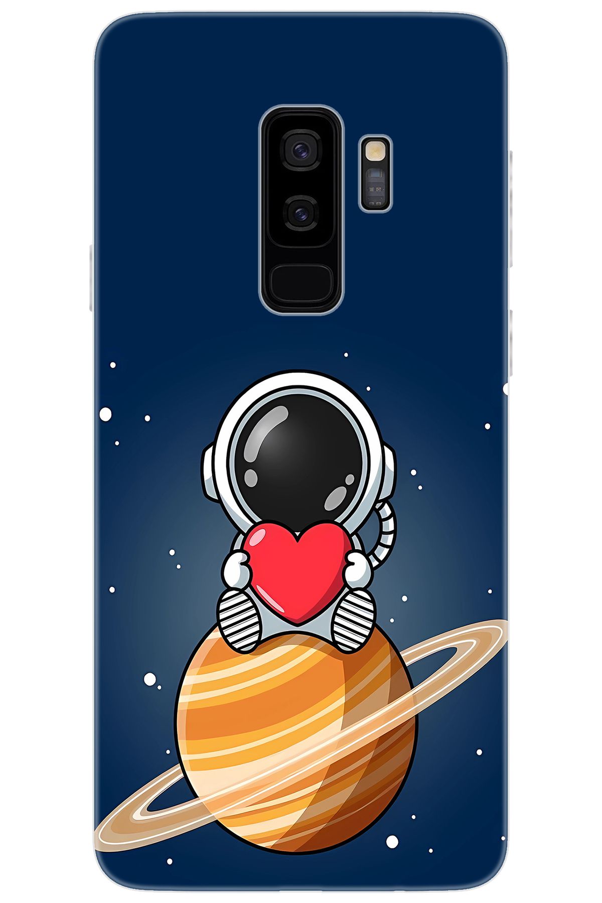 Ceppare Samsung Galaxy S9 PLUS (SM-G965F) Uyumlu Kılıf Desen Baskılı Silikon Astronot STK:697 CP-GkMKN1z