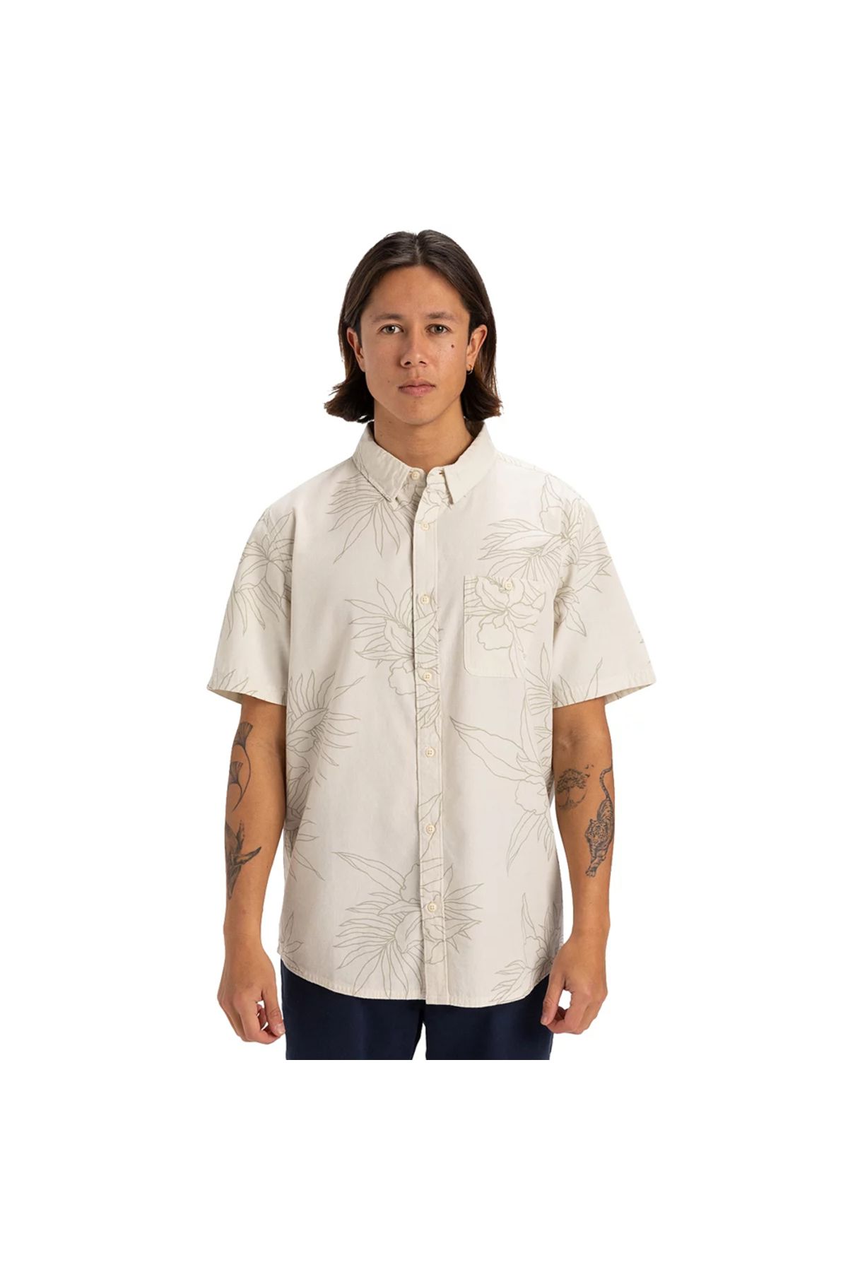 Quiksilver Gawanhill Erkek Kısa Kollu Gömlek