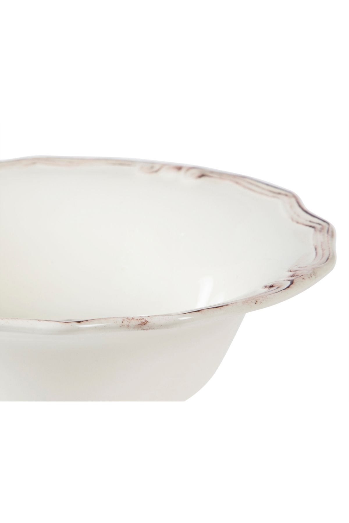 Mudo Home-Ecru Salad Bowl 26cm 3