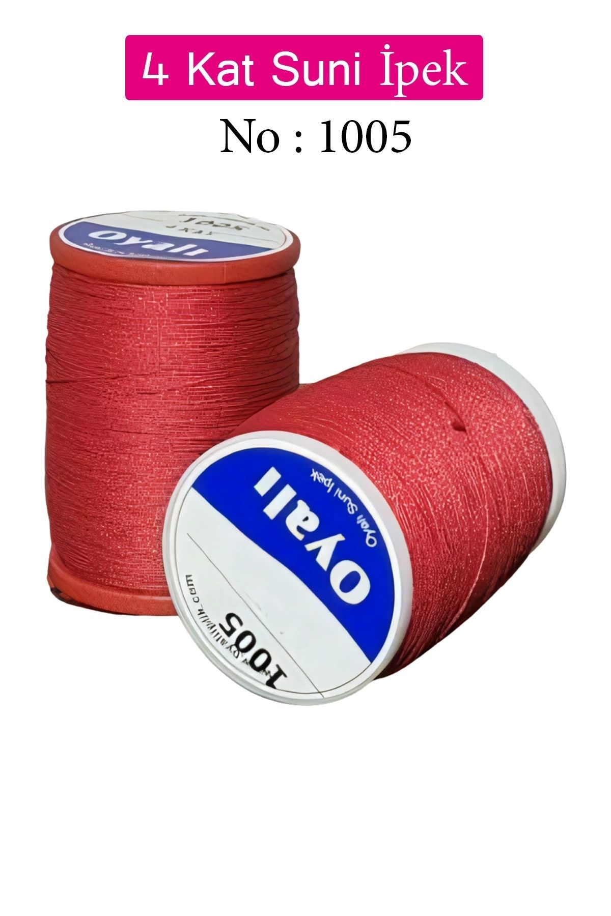 YenisiniAl Oyalı 4 Kat Suni İpek İplik İğne Oyası Boncuk İpi Tığ Oyası No:1005