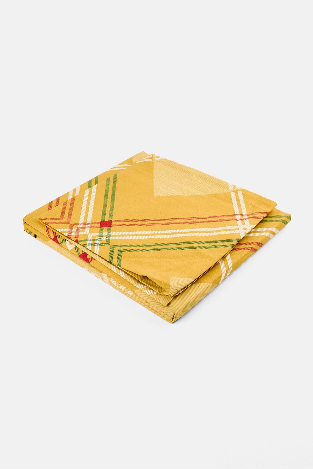 Nautica-Double 3 Pieces Diamond Print Flat Sheet With Pillow Case Set, Multicolor 2