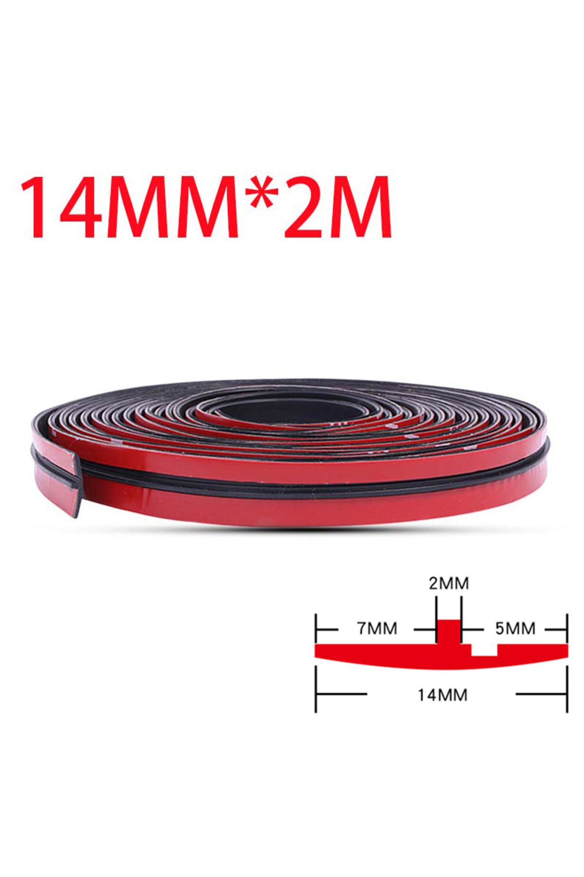 Choice-14mmx2m BLALION Car Rubber Seal Strips Auto Seal Protector Sticker Window Edge Windshield Roof Rubbe 1