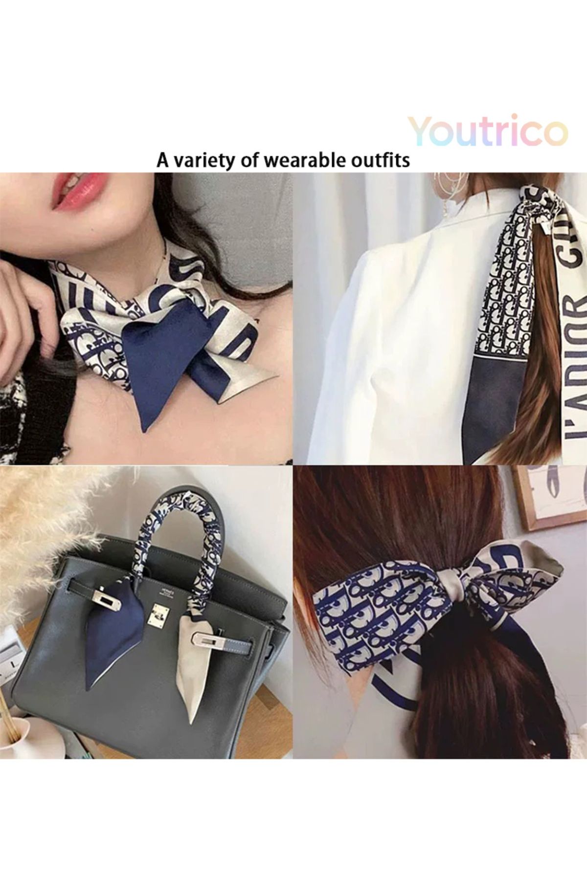 Youtrico-Scarf with Chess & Card Patterns 4