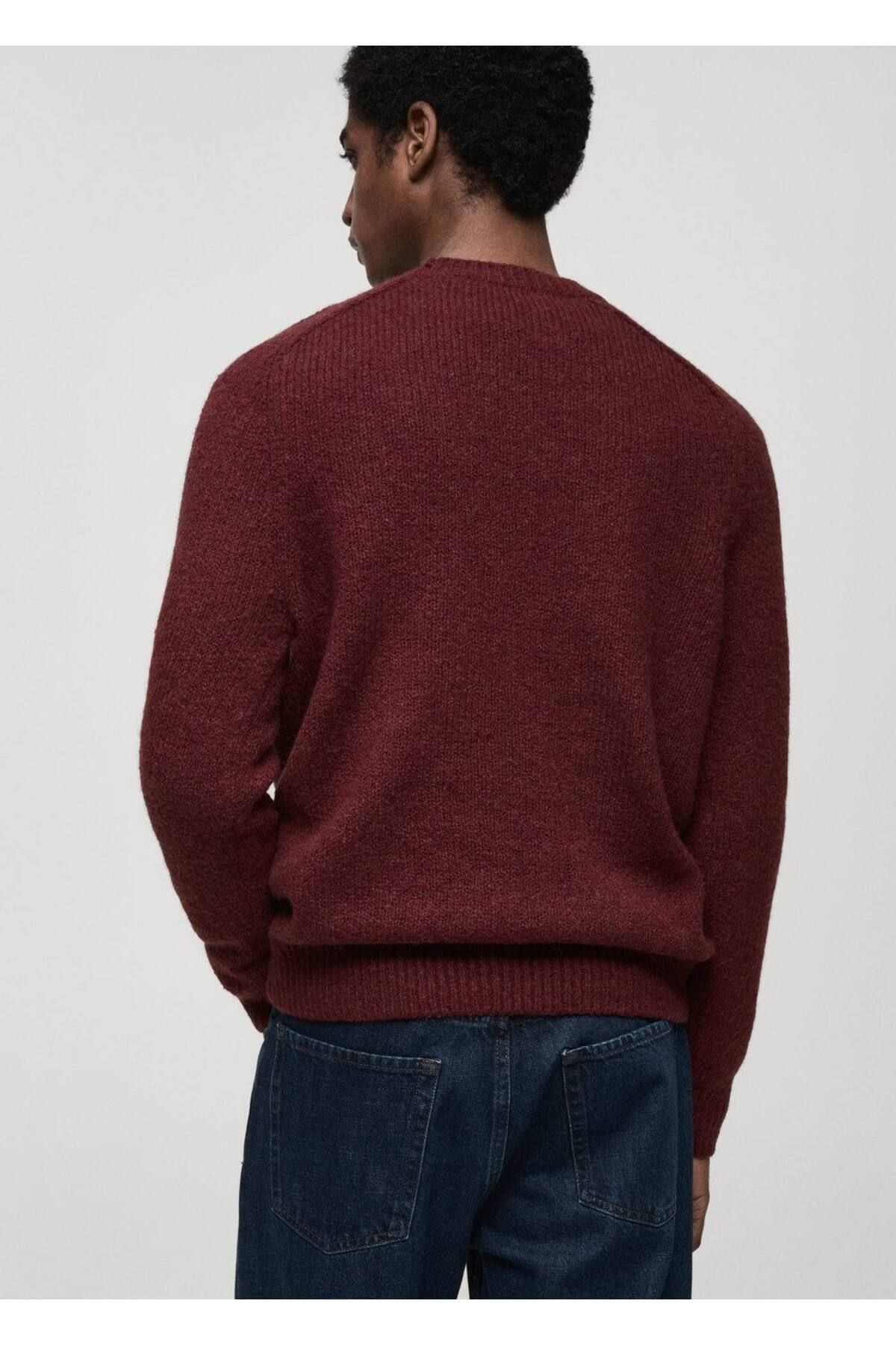 MANGO Man-Strickpullover aus Woll- und Baumwollmischung 4