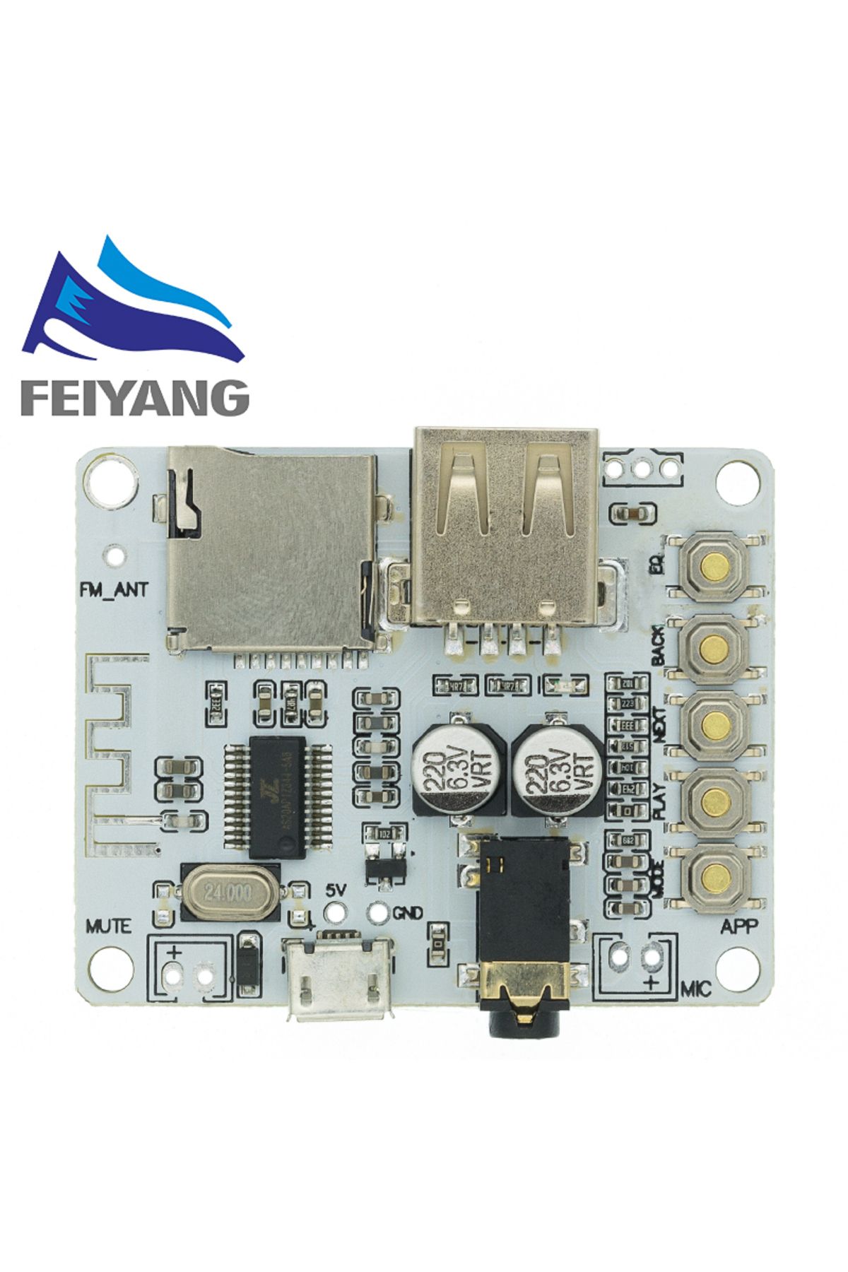 Choice-Bluetooth Audio Receiver Board With Usb Tf Card Slot Decoding Playback Preamp Output A7-004 5v 2.... 2