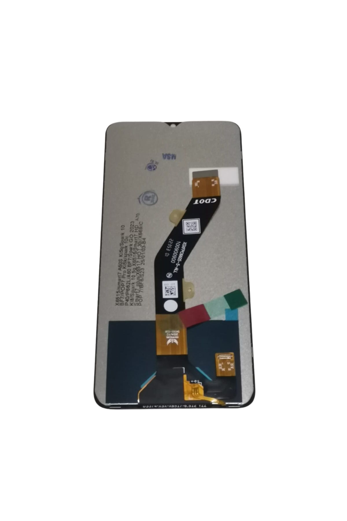 Gadgets Connection-شاشة LCD لهاتف itel A50 باللون الأسود 2