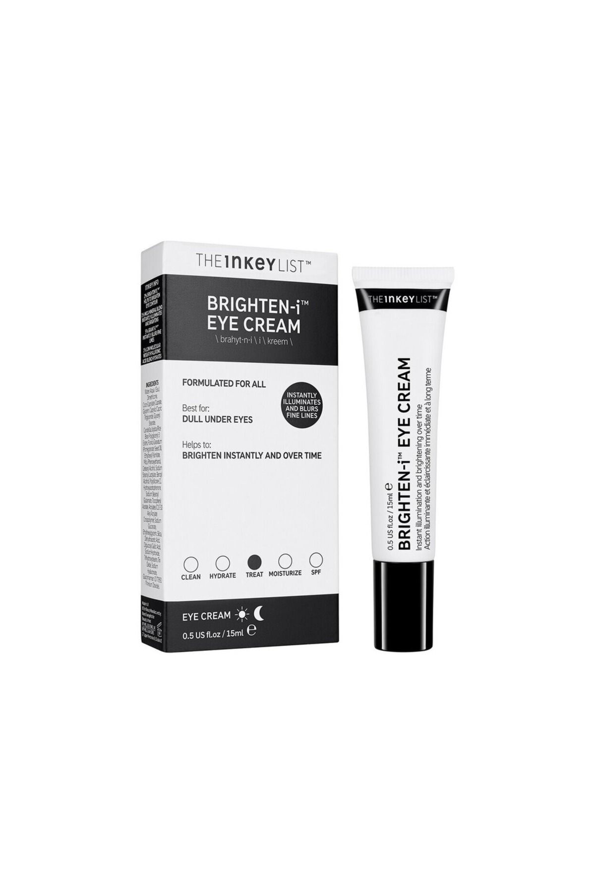 THE INKEY LIST-Brighten-i Under Eye Cream 15ml – Brightens, Depuffs & Smooths Tired-Looking Eyes 7