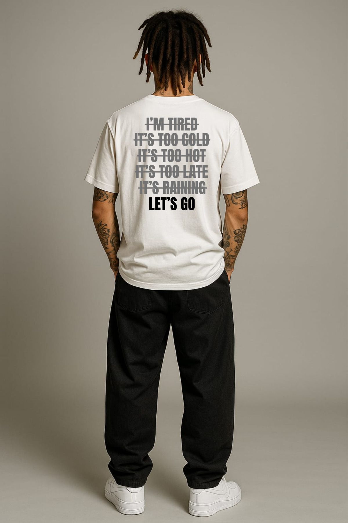 MAYK STREETWEAR OVERSIZE TSHIRT - UNISEX LET'S GO BASKILI TSHIRT