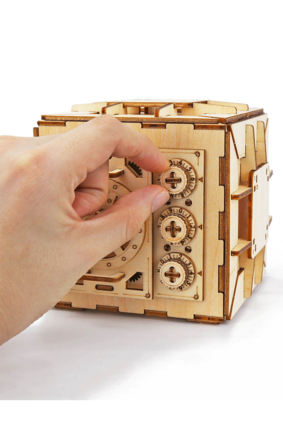 Choice-3D Wooden Puzzle DIY Locker Puzzle Box with Combination Model Kit for Adults and Kids to Build M... 3