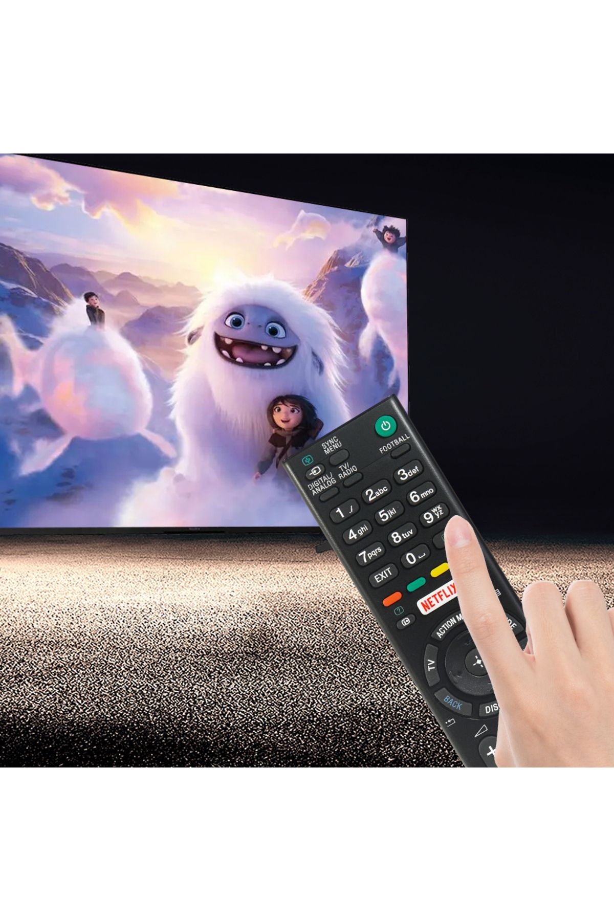 Choice-black New RMT-TX100D Smart Remote Control for Sony TV RMT-TX101J RMT-TX102U RMT-TX102D RMT-TX101D RM 4