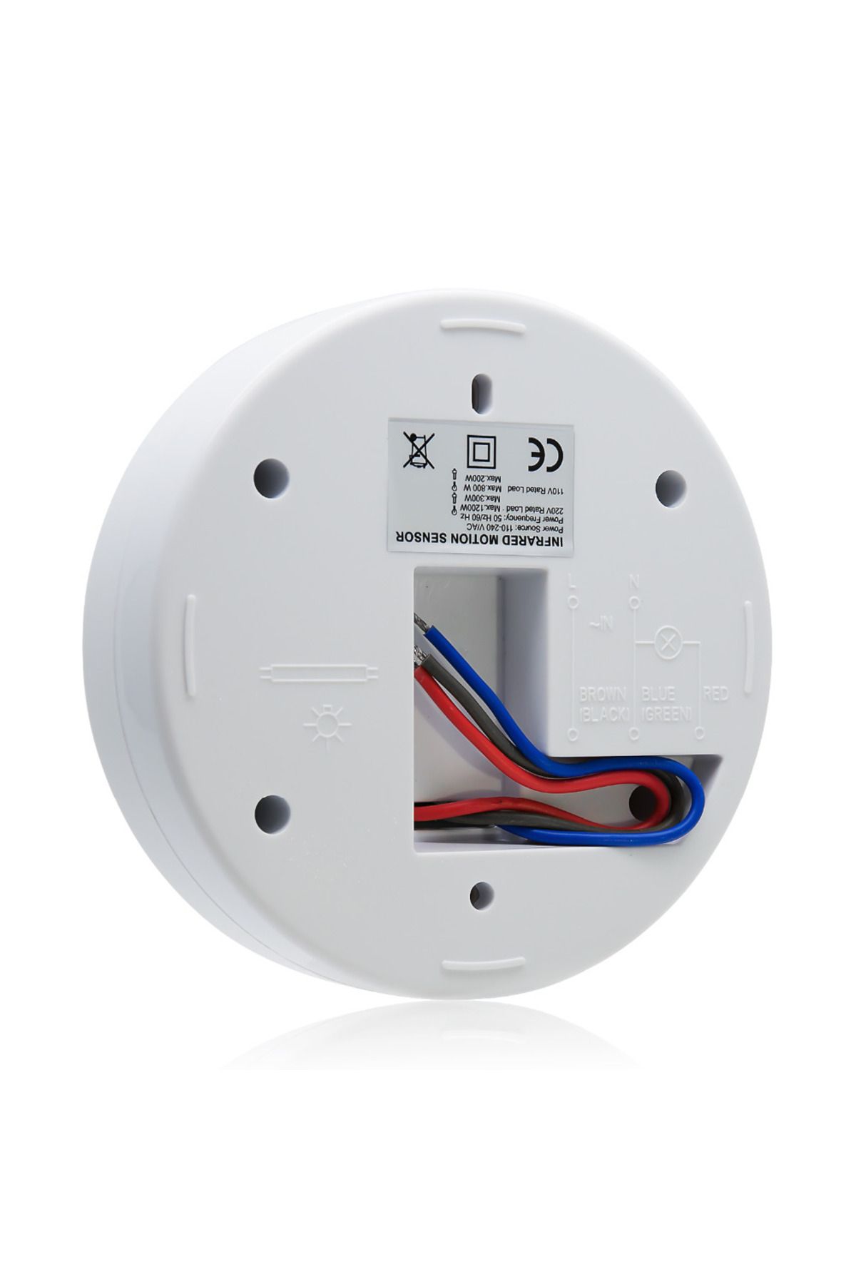 Choice-LED Light Switch with PIR Motion Sensor with 3 Detectors, 110V~240V, 360 Degree Ceiling Mounted, 4