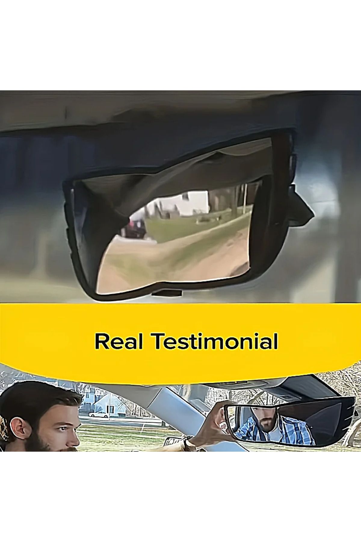 Choice-black Convex Rear Mirror Reduce Blind Spots Wide Angle Car Rearview Rear View Mirror 6