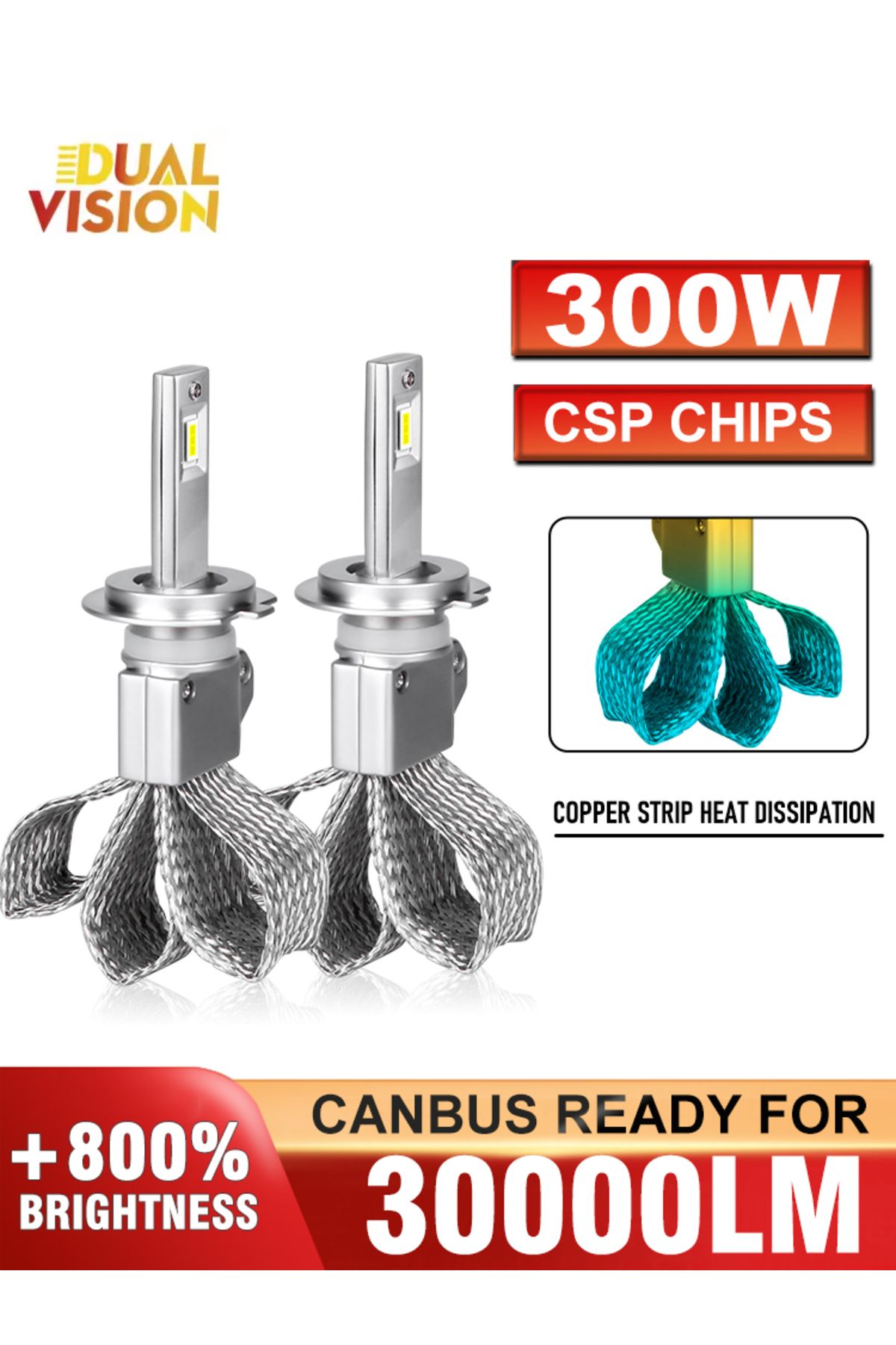 Choice-H7 H4 H11 Led Canbus Headlight High Power Csp Thick Copper Strip H1 H8 9005 Hb3 9006 Hb4 9012 Hir2 T 8