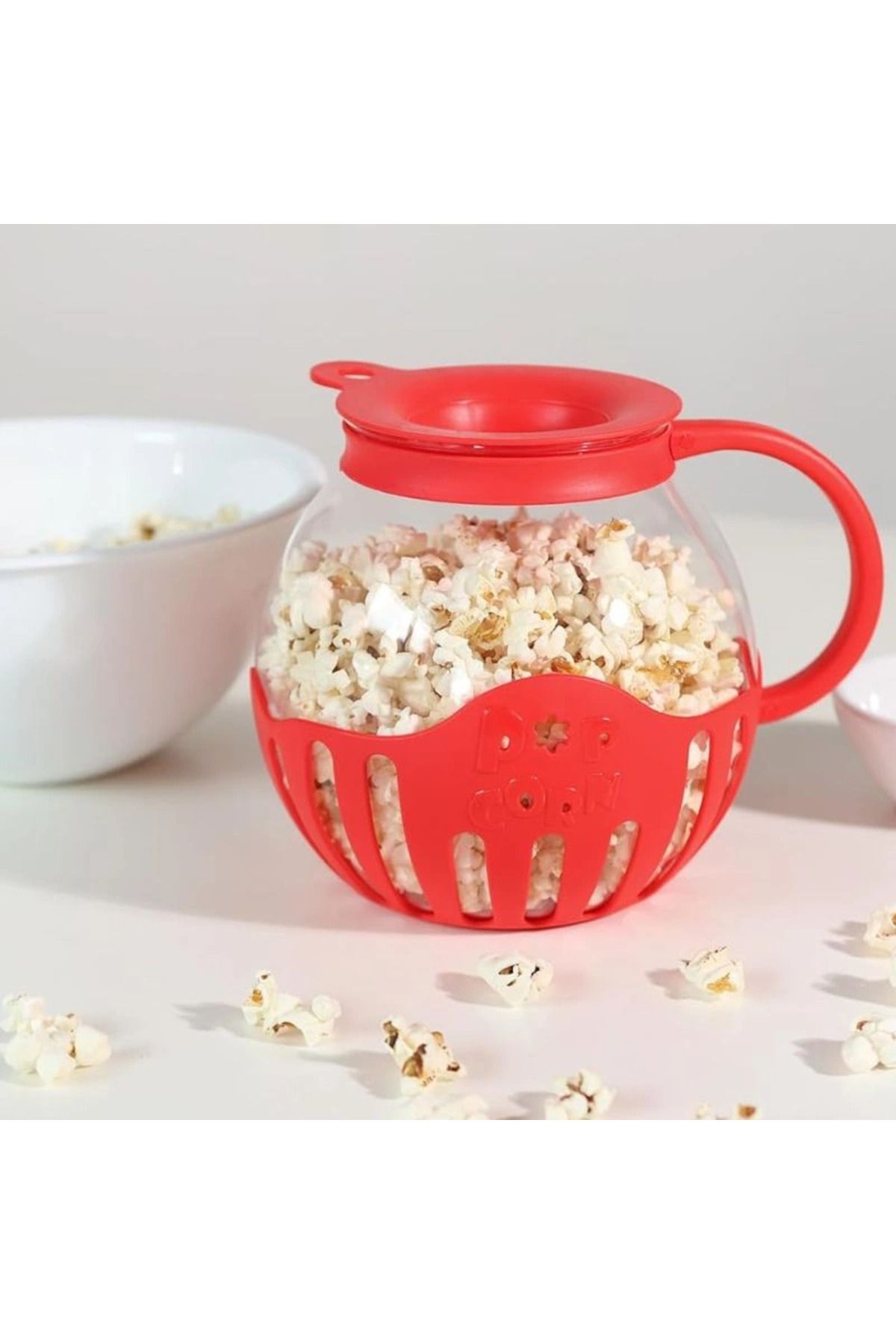 OEM Recipient Popcorn Microunde, Bol Termorezistent Pentru Gustari Rapide, Preparare Fara Ulei - One Size