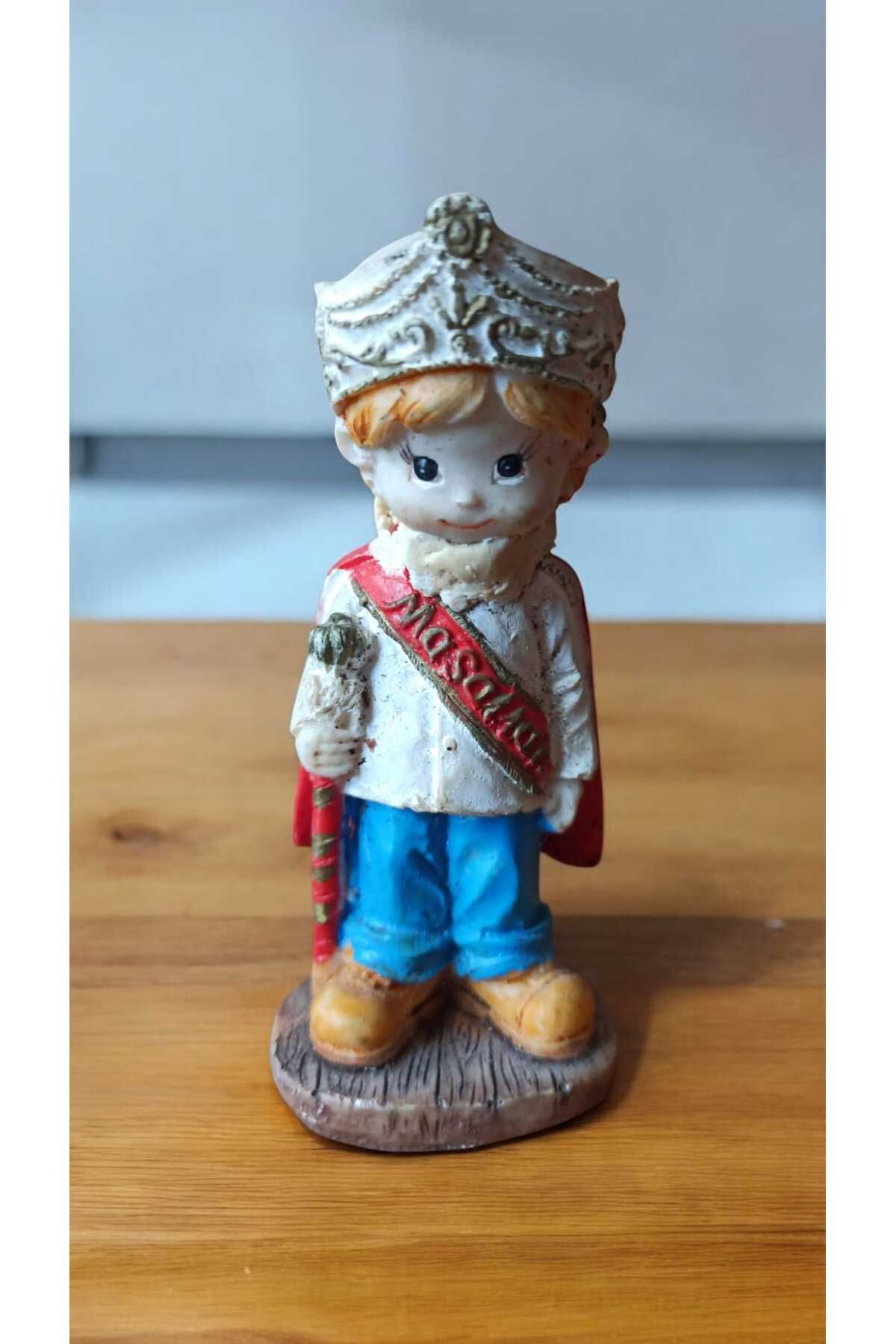 Hureggo vintage sünnet çocuğu polyester biblo & 10 cm