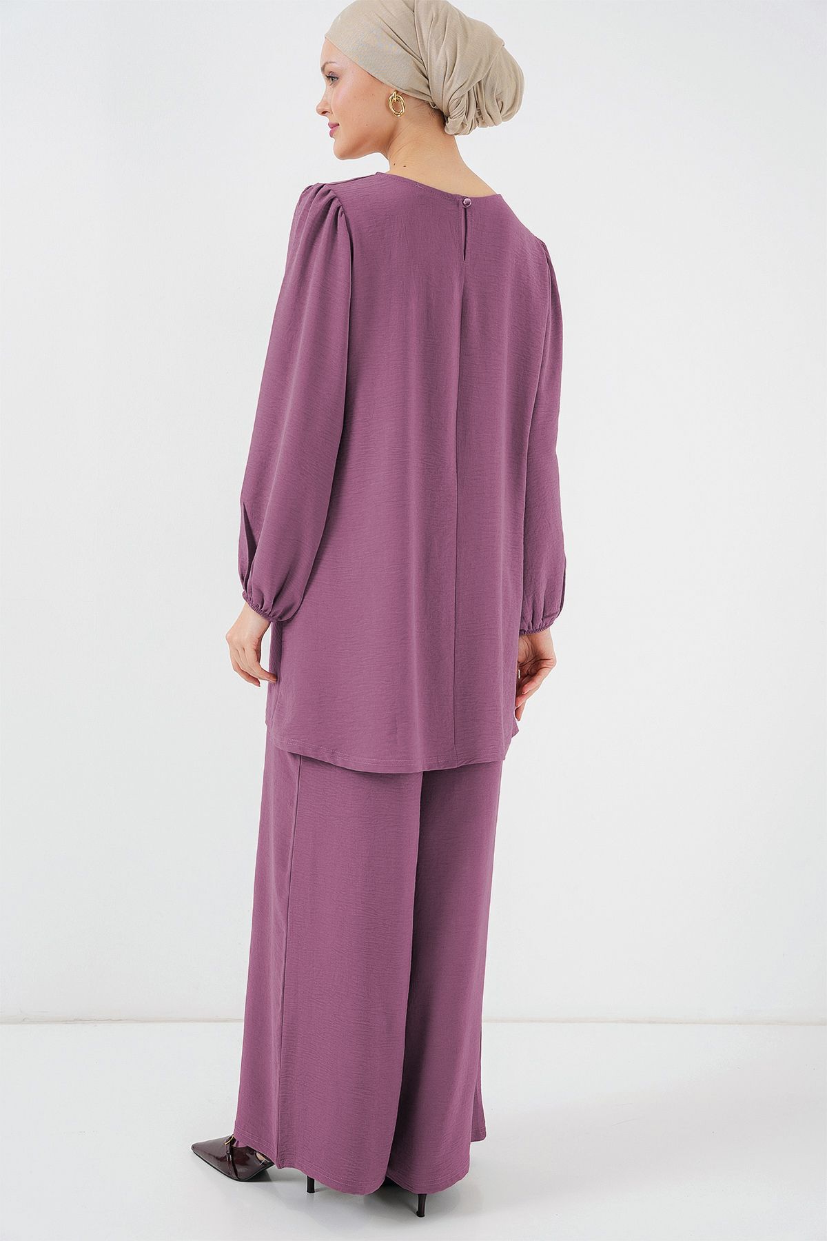 Bigdart-Ayrobin Tunic Pants Bottom Top Set 6712 - Dark Lilac 3