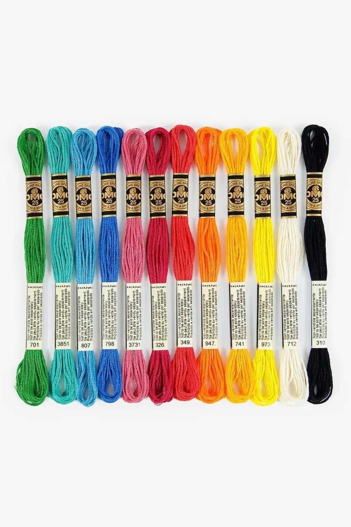 Dmc Muline 12'li Set - Canlı Renkler