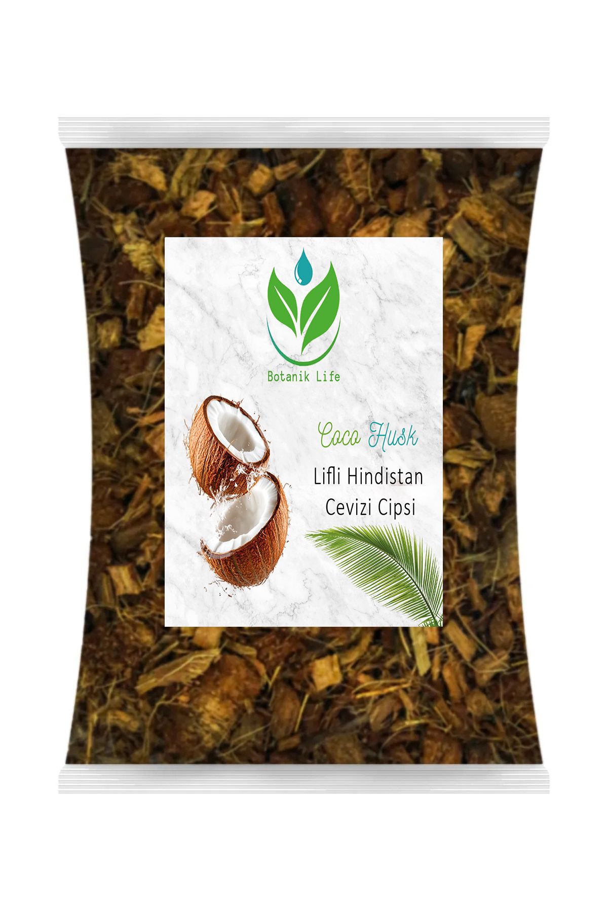 botaniklife Cocohusk 1 Litre botaniklife hindistan cevizi cipsi