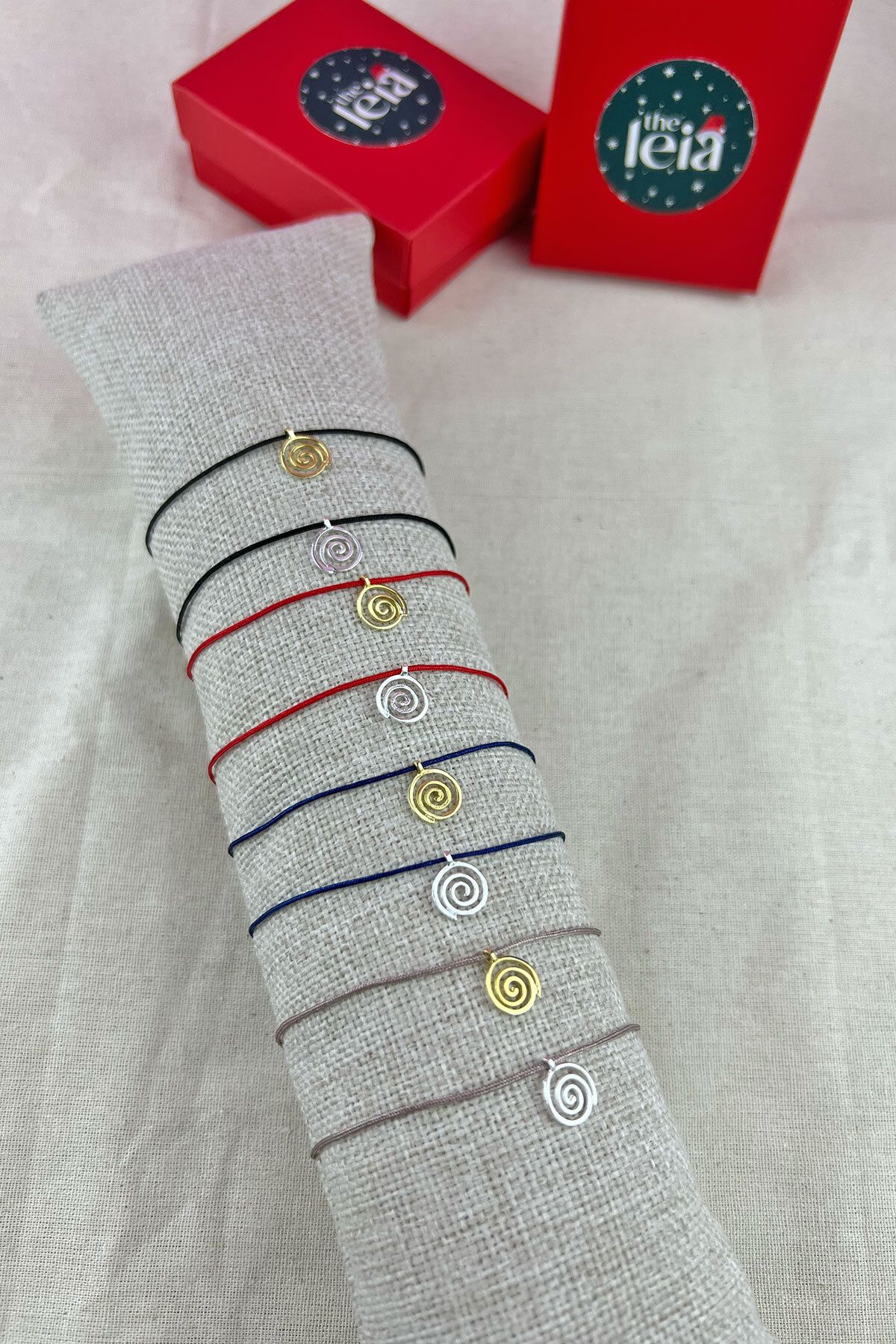 The Leia Spiral Bileklik - Gold / 925 Ayar Gümüş