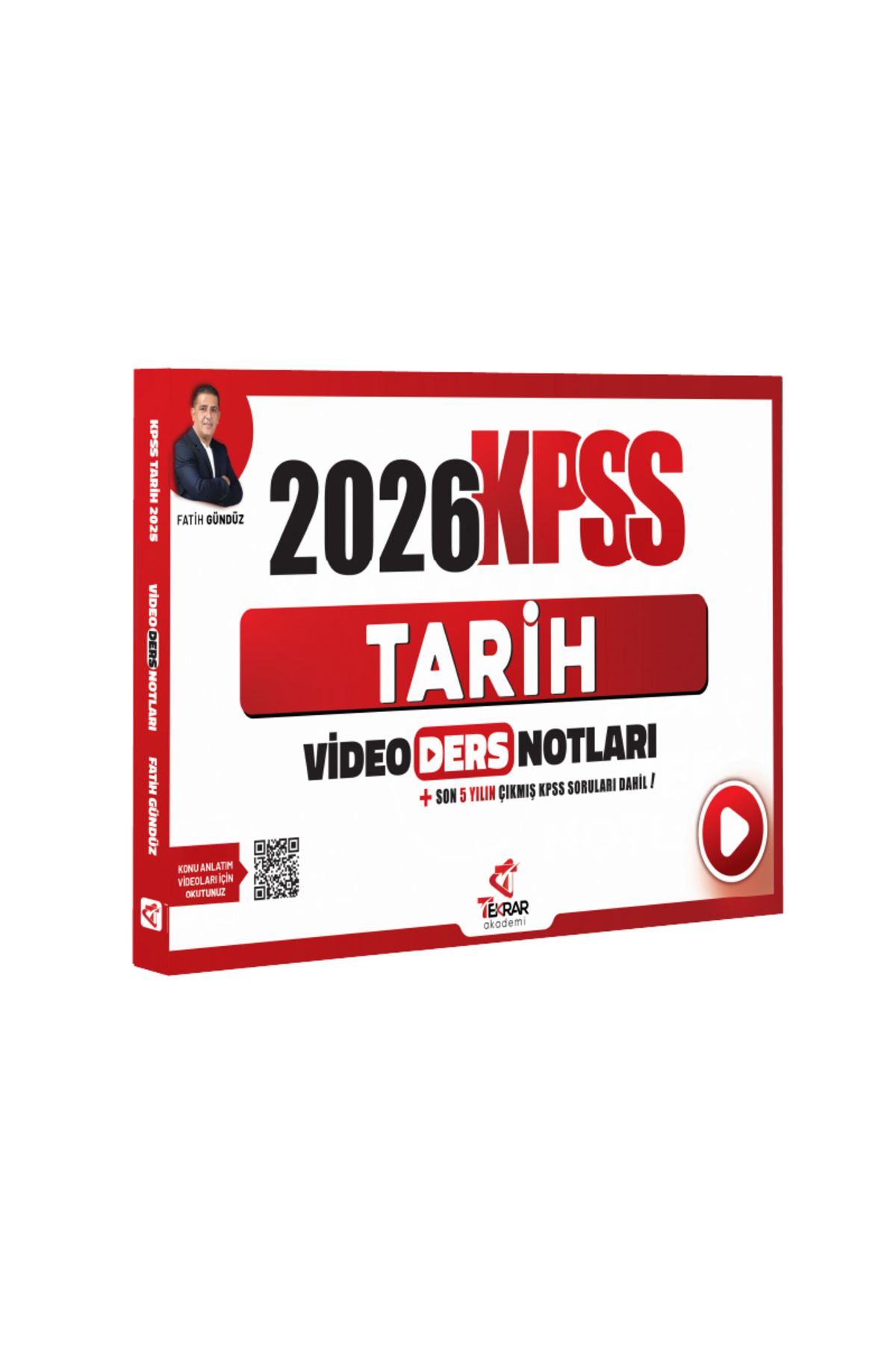 Tekrar Akademi Yayınları 2026 KPSS TARİH VİDEO DERS NOTU