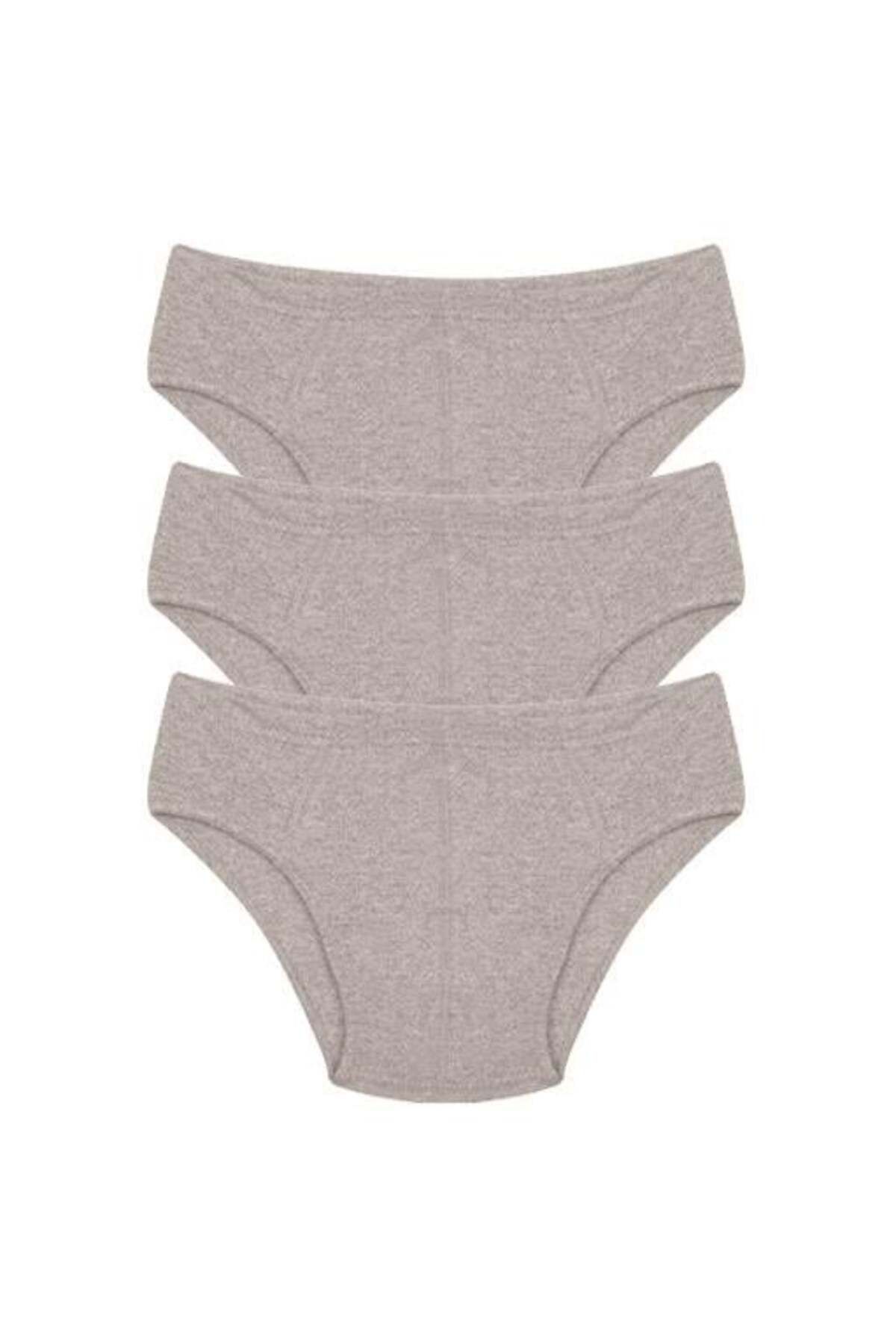 Celira Erkek Pamuk 3lü Gri Slip 40129