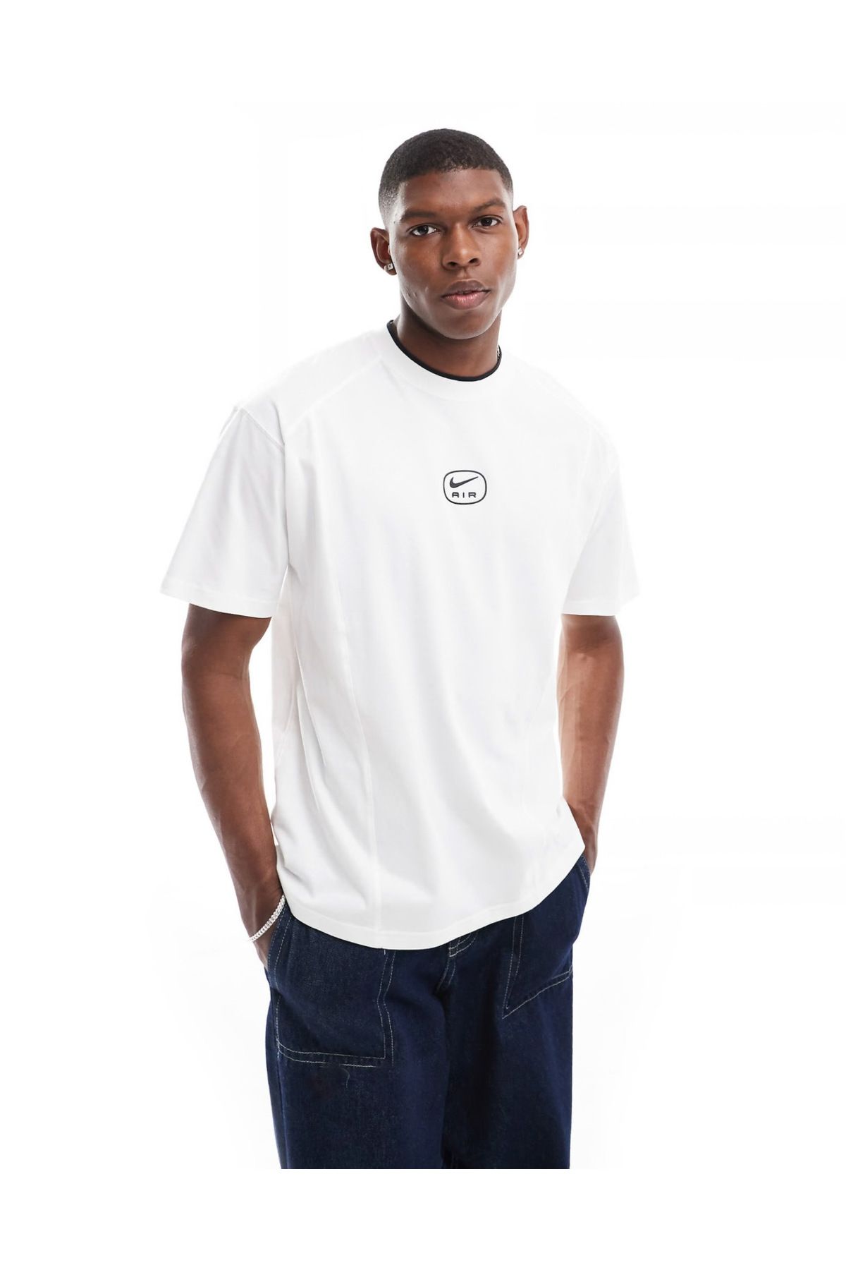 Nike Nike Sportswear Swoosh Air Logo Short-Sleeve Erkek Tişört NDD SPORT