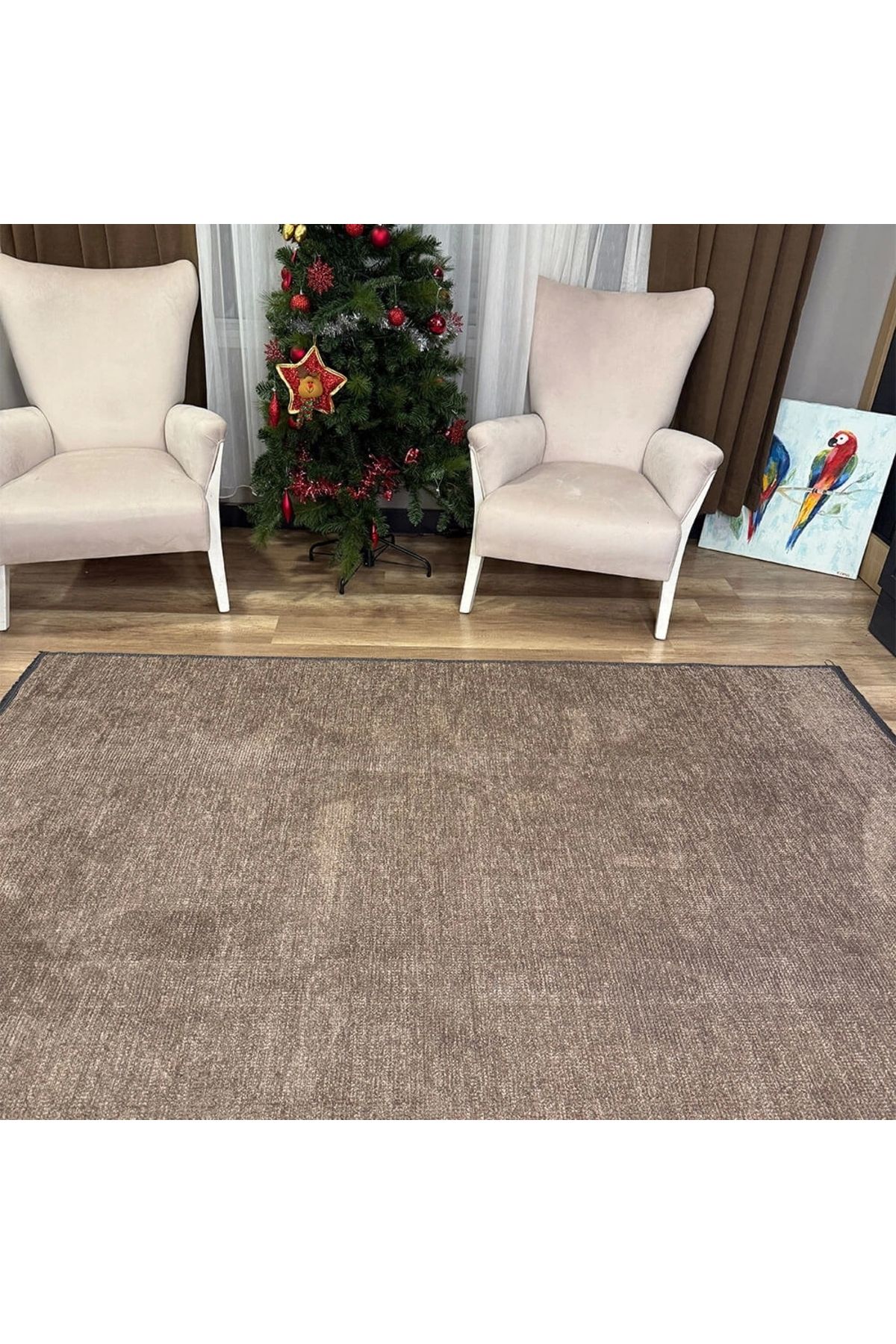 LUXESS HALI Luxess Kilim Vizon Hav Toz Vermez Kaymaz Kolay Kullanımlı Yıkanabilir Düz Renk Kilim