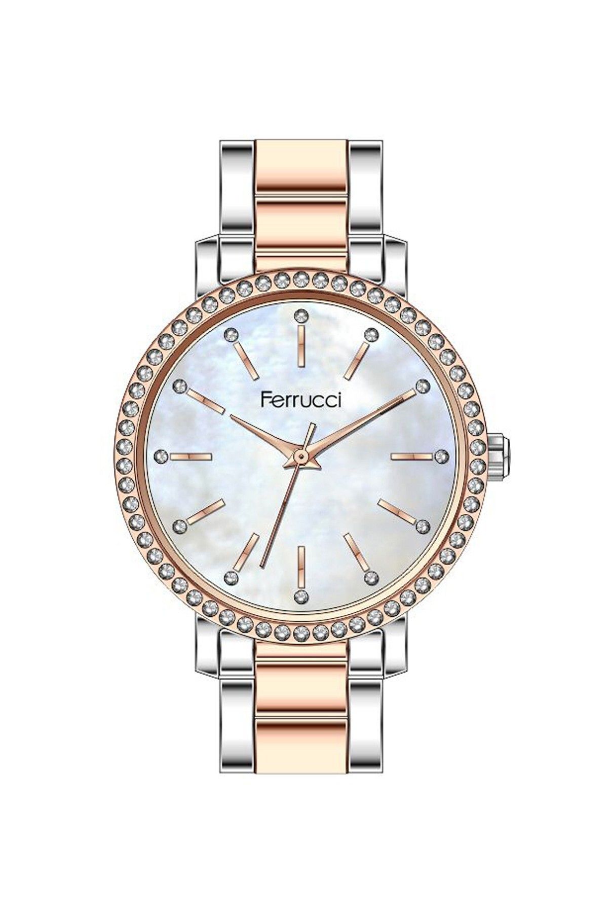 Ferrucci KADIN KOL SAATİ FC072403359M.26400092 GÜMÜŞ-ROSE