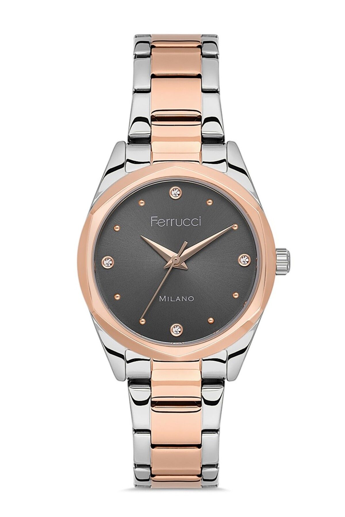 Ferrucci KADIN KOL SAATİ FC092403404M.04640092 GÜMÜŞ-ROSE