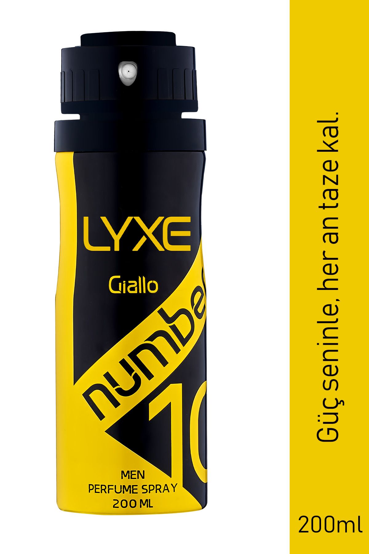 LYXE Number 10 Giallo - Erkek Parfüm Sprey, 200 ml
