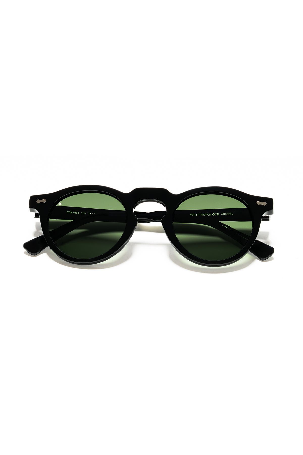 EYE OF HORUS EOH4006 C1 Siyah Asetat Unisex Güneş Gözlüğü