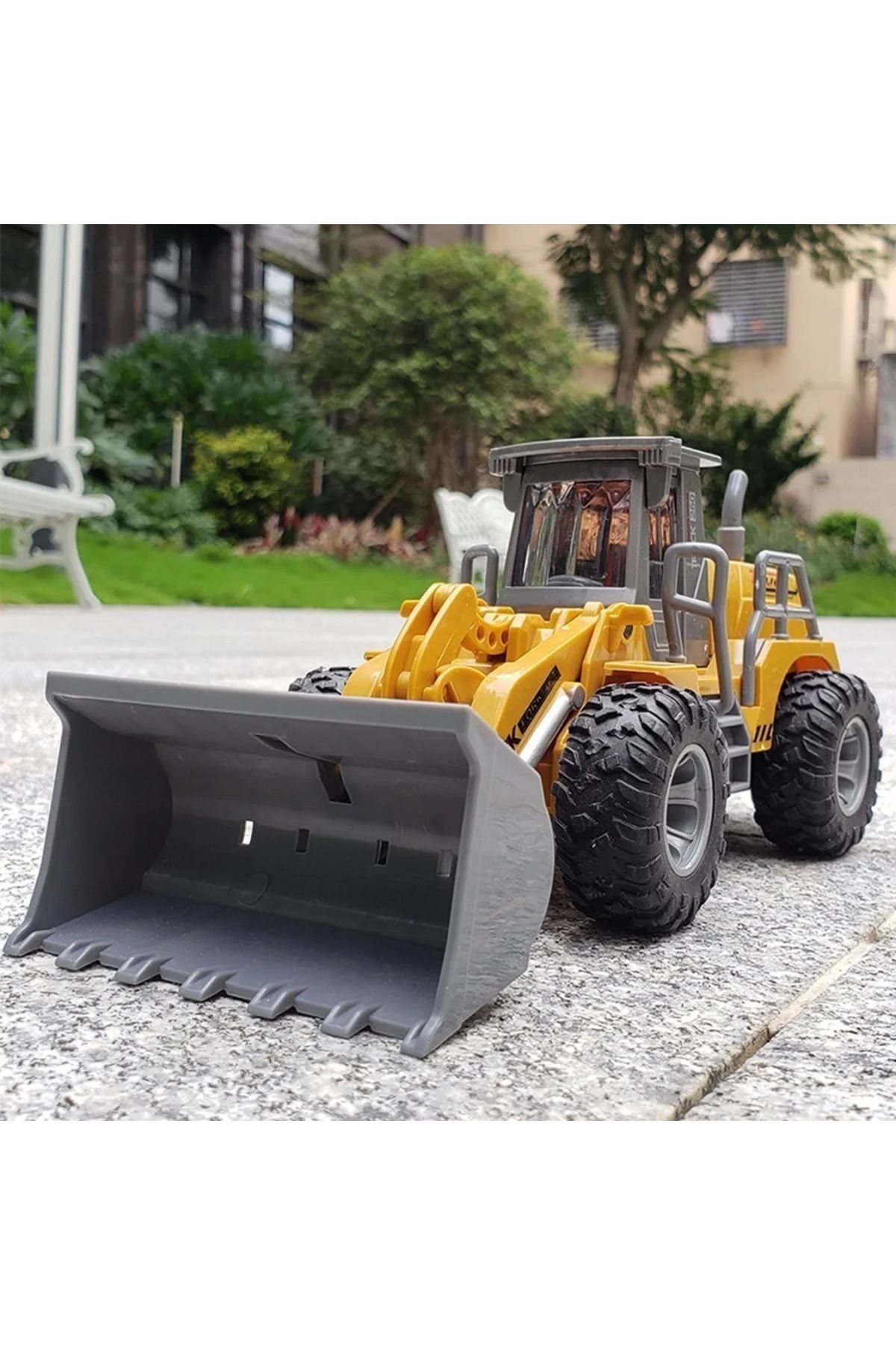 Pitikot-Pitikot® Toy Backhoe Loader with RC Remote Control for Kids with Front Loader 5