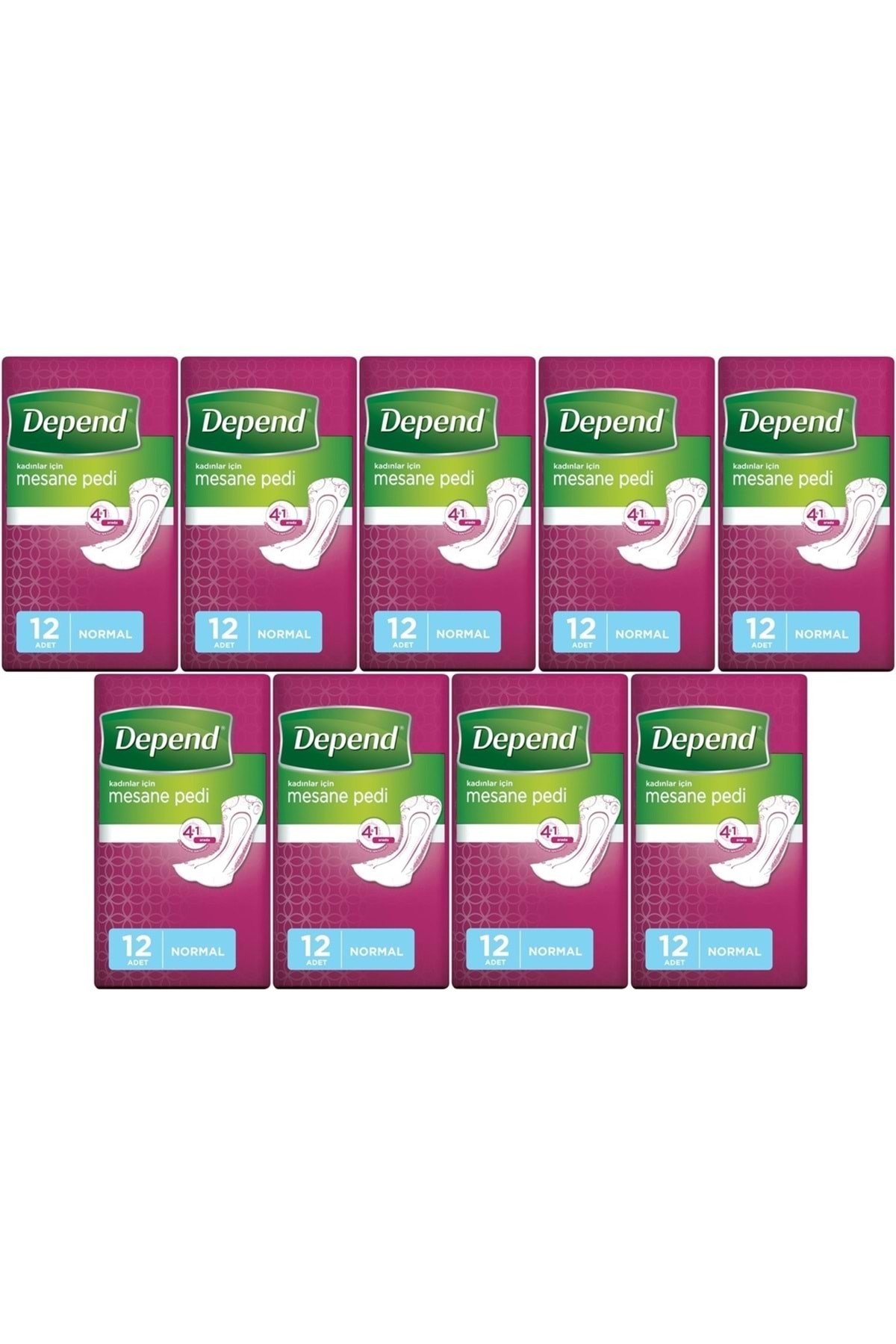 Depend Mesane Pedi Kadın Normal 108 Adet