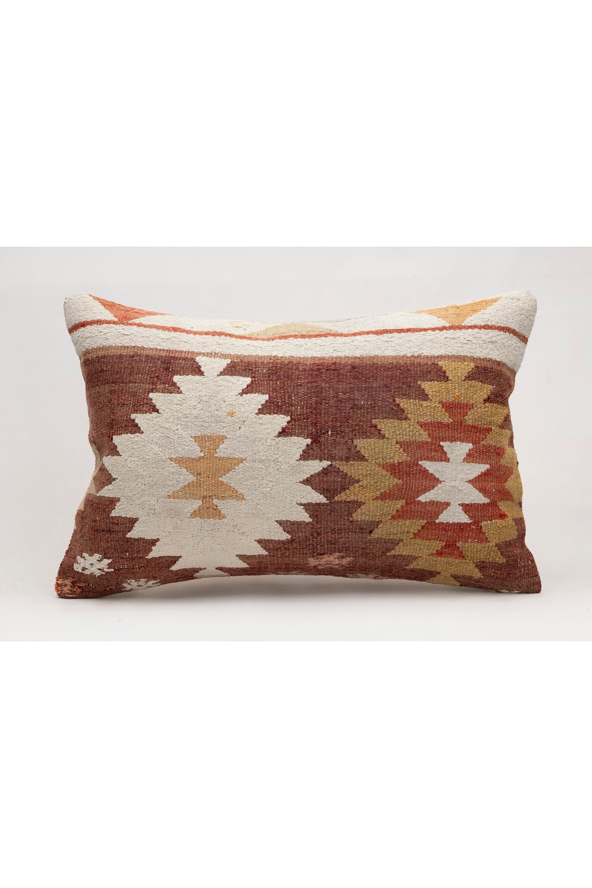 Kilim Whole Sale El Yapımı Kilim'den Yapılmış Vintage Yastık Kırlent Kılıfı, 40x60 cm