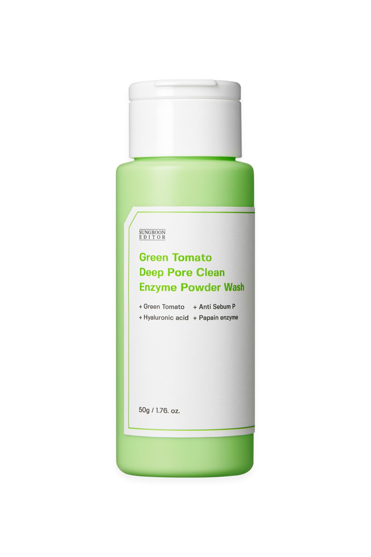 SUNGBOON EDITOR Green Tomato Deep Pore Clean Enzyme Powder Wash