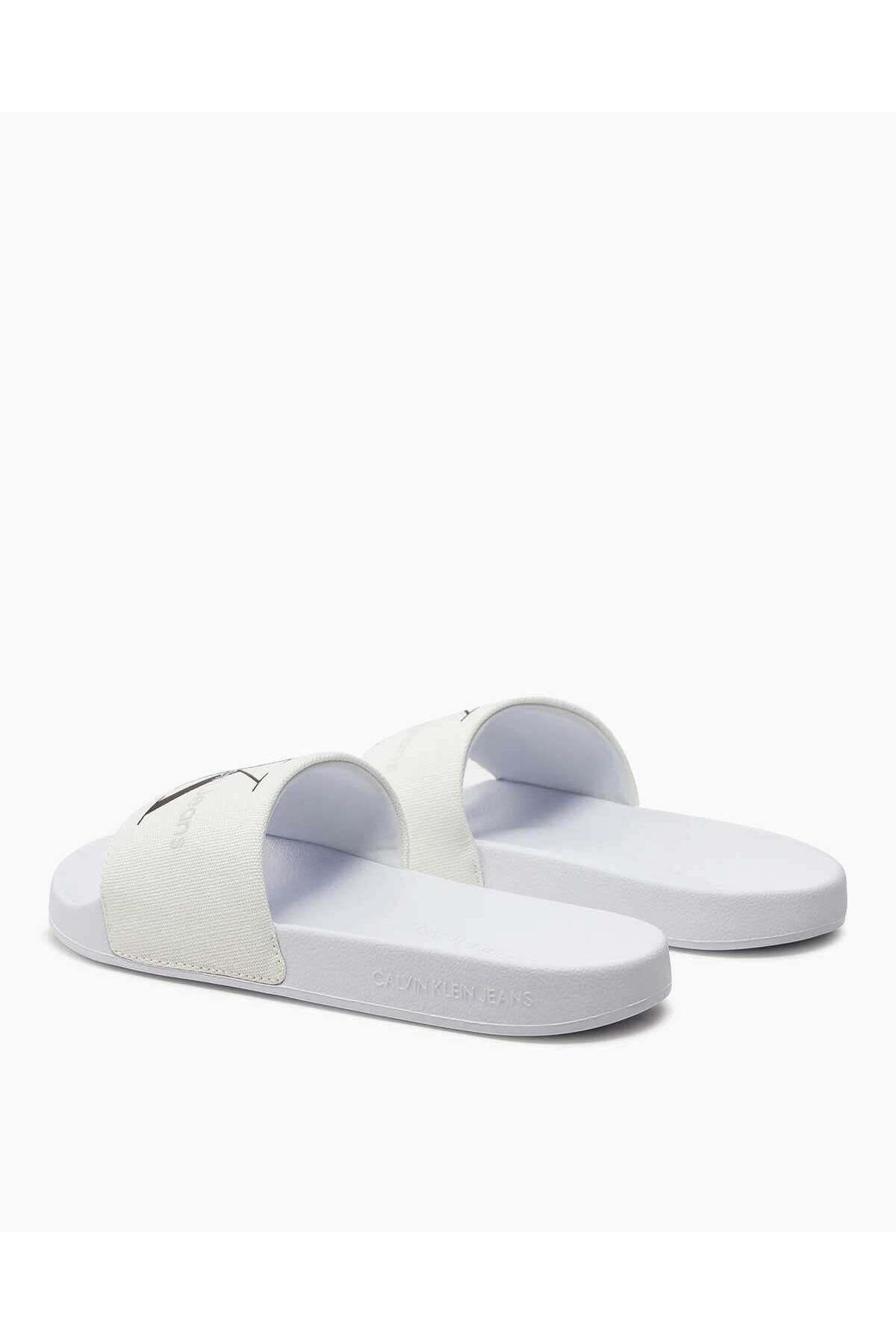 Calvin Klein-Slide Monogram Flip Flops Slippers with Logo 3
