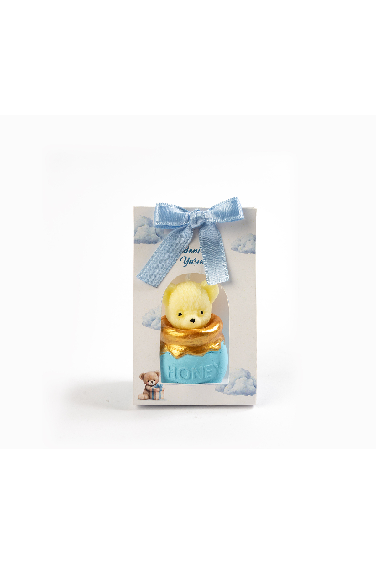 kuponaksesuar Mevlüt Doğum Günü Bebek Mevlidi Hediyeliği Mini Bal Küpü Mum 10 Adet fotoğrafı 3 (önizleme)