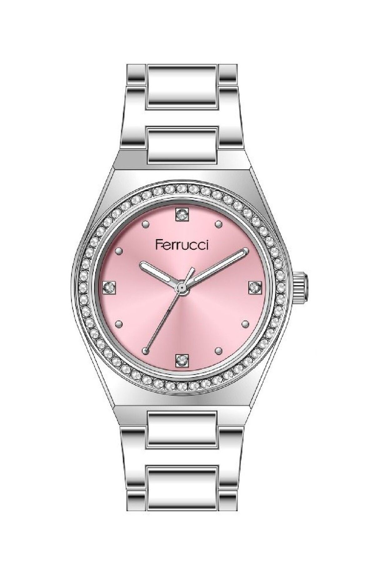 Ferrucci KADIN KOL SAATİ FC042503269M.06640013 GÜMÜŞ-GOLD